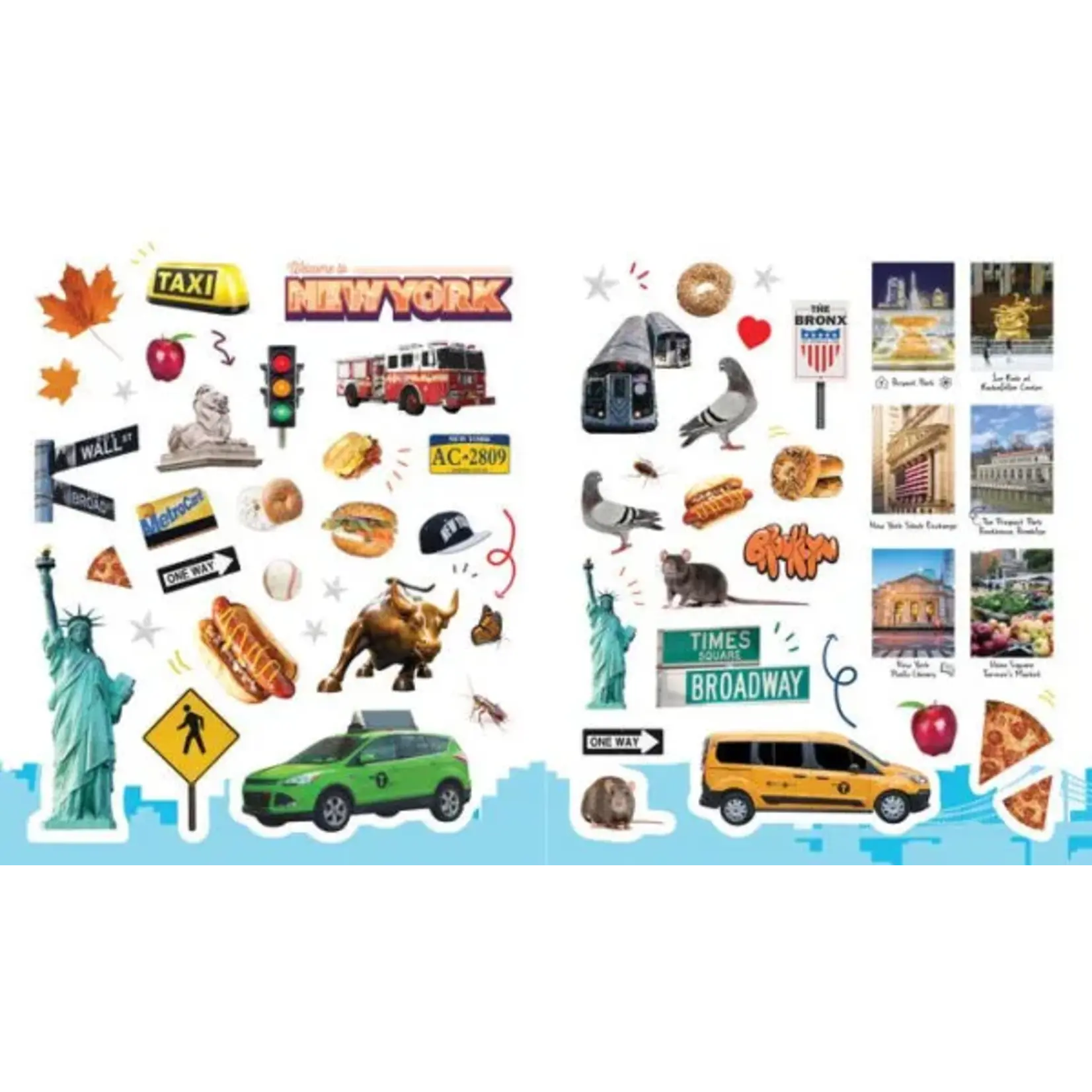 Sourcebooks 500 Stickers NYC