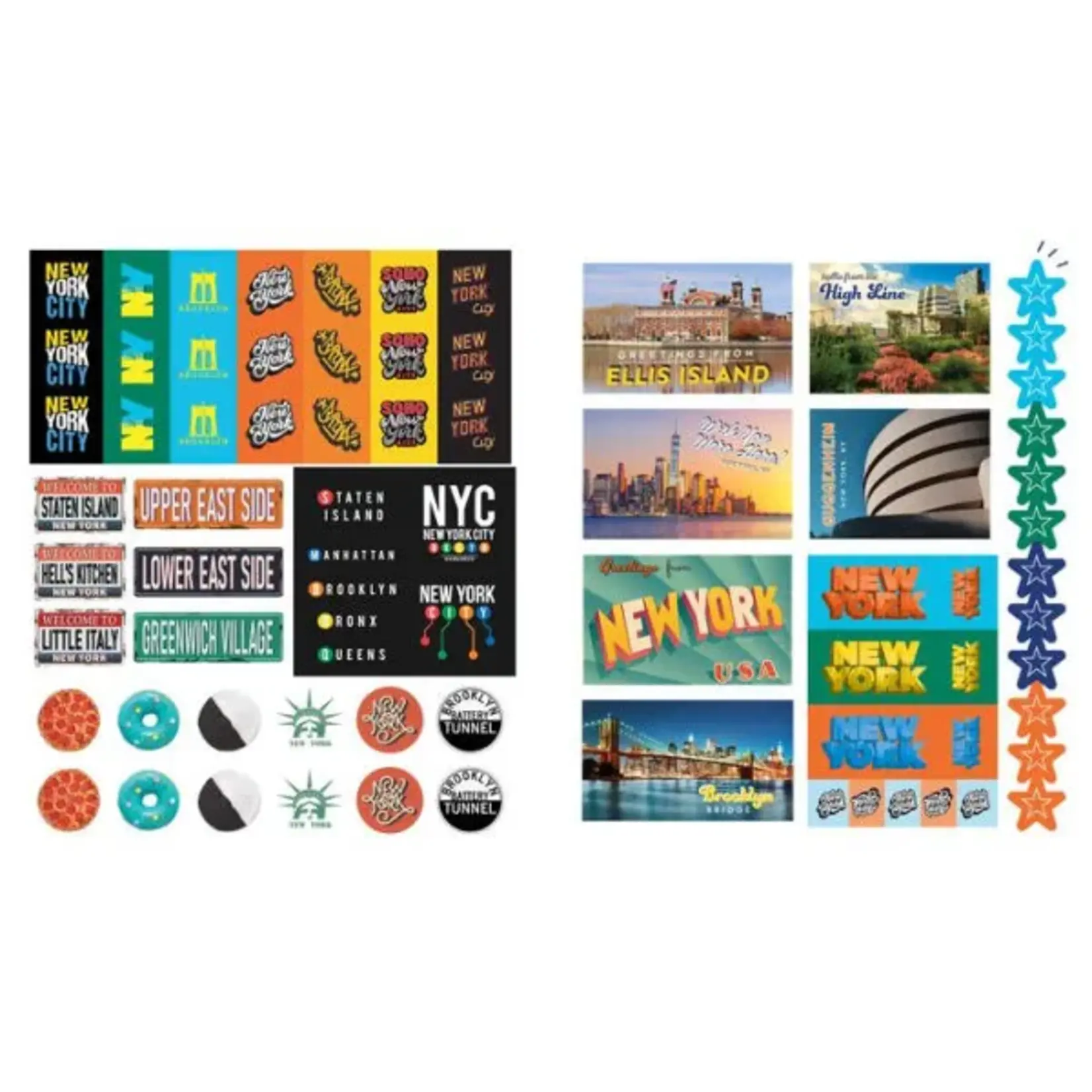 Sourcebooks 500 Stickers NYC
