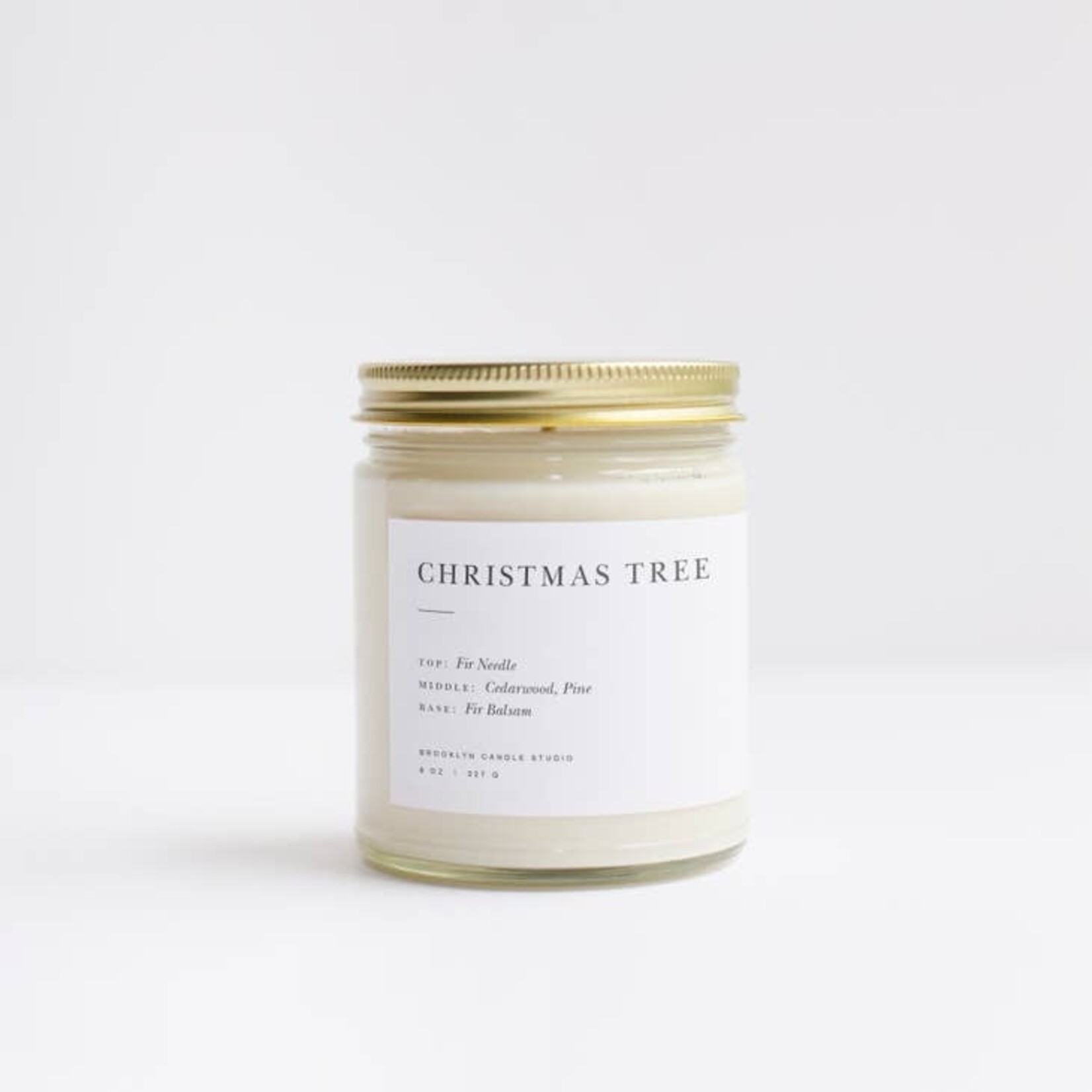 Brooklyn Candle Studio Christmas Tree Minimalist Candle