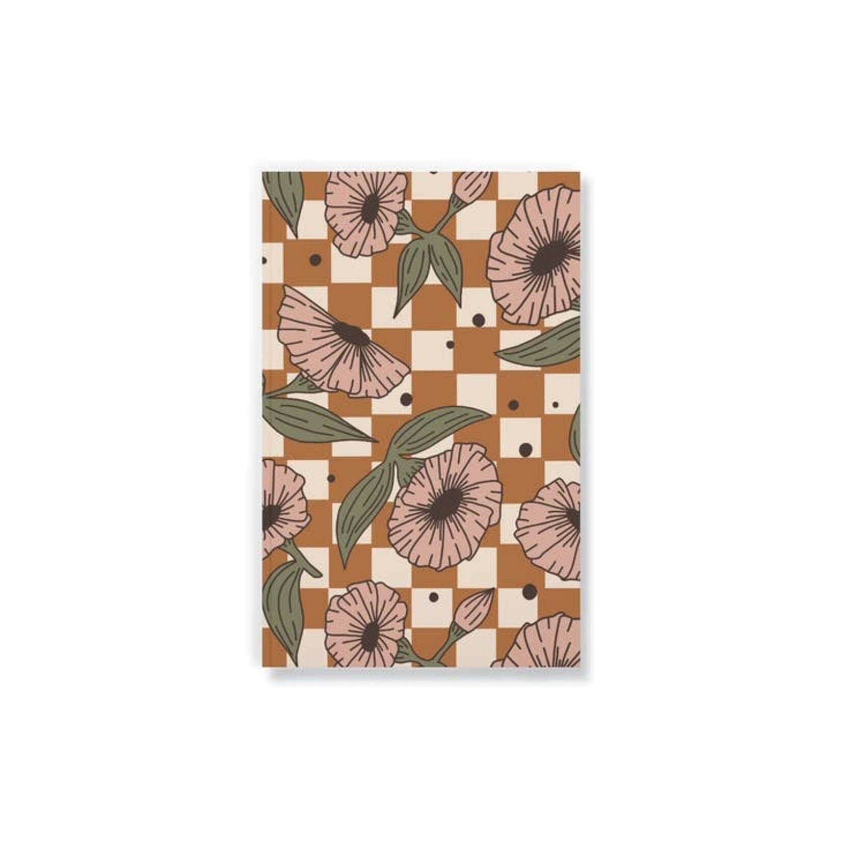 Denik Checks and Flowers Classic Layflat Lined Notebook