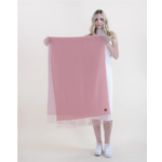 Wool Feel Solid Scarf in Pink