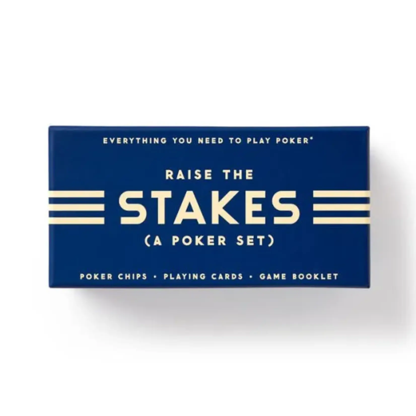 Chronicle Books Raise the Stakes Poker Game Set