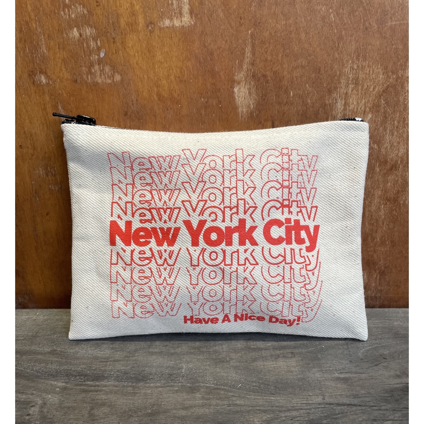 Exit9 Gift Emporium NYC Repeating Pattern Pouch