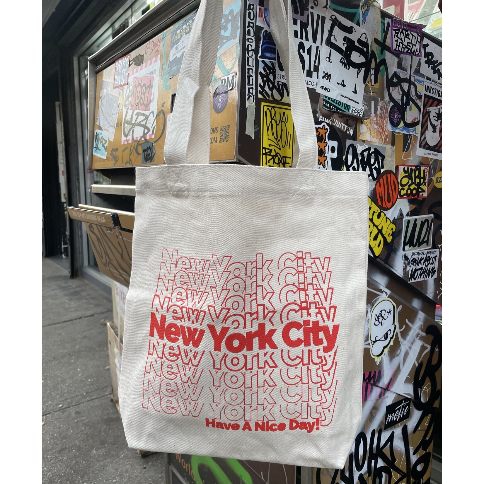 NYC Repeating Pattern Tote