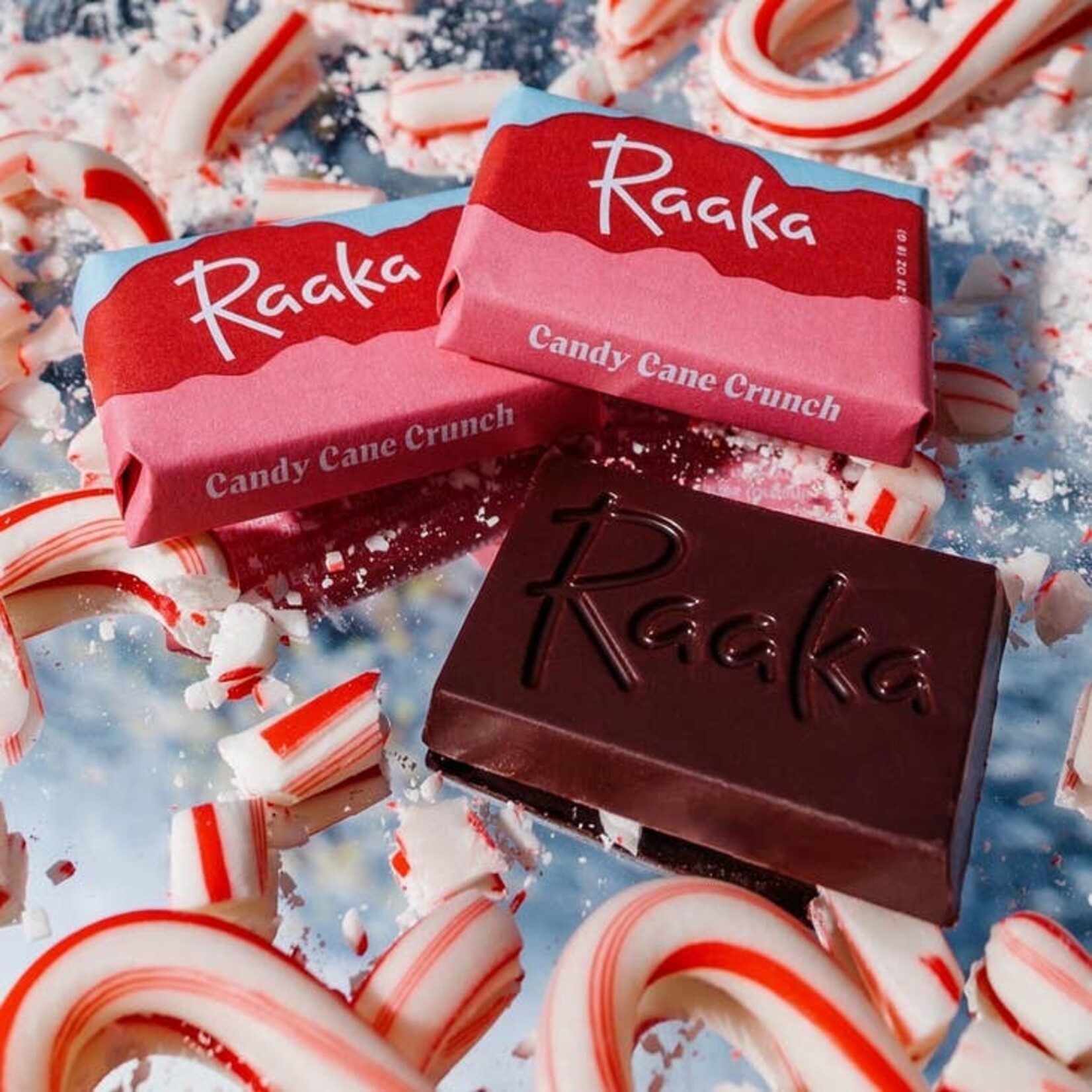 Candy Cane Crunch Minis Bag Raaka Chocolate Exit9 Gift Emporium