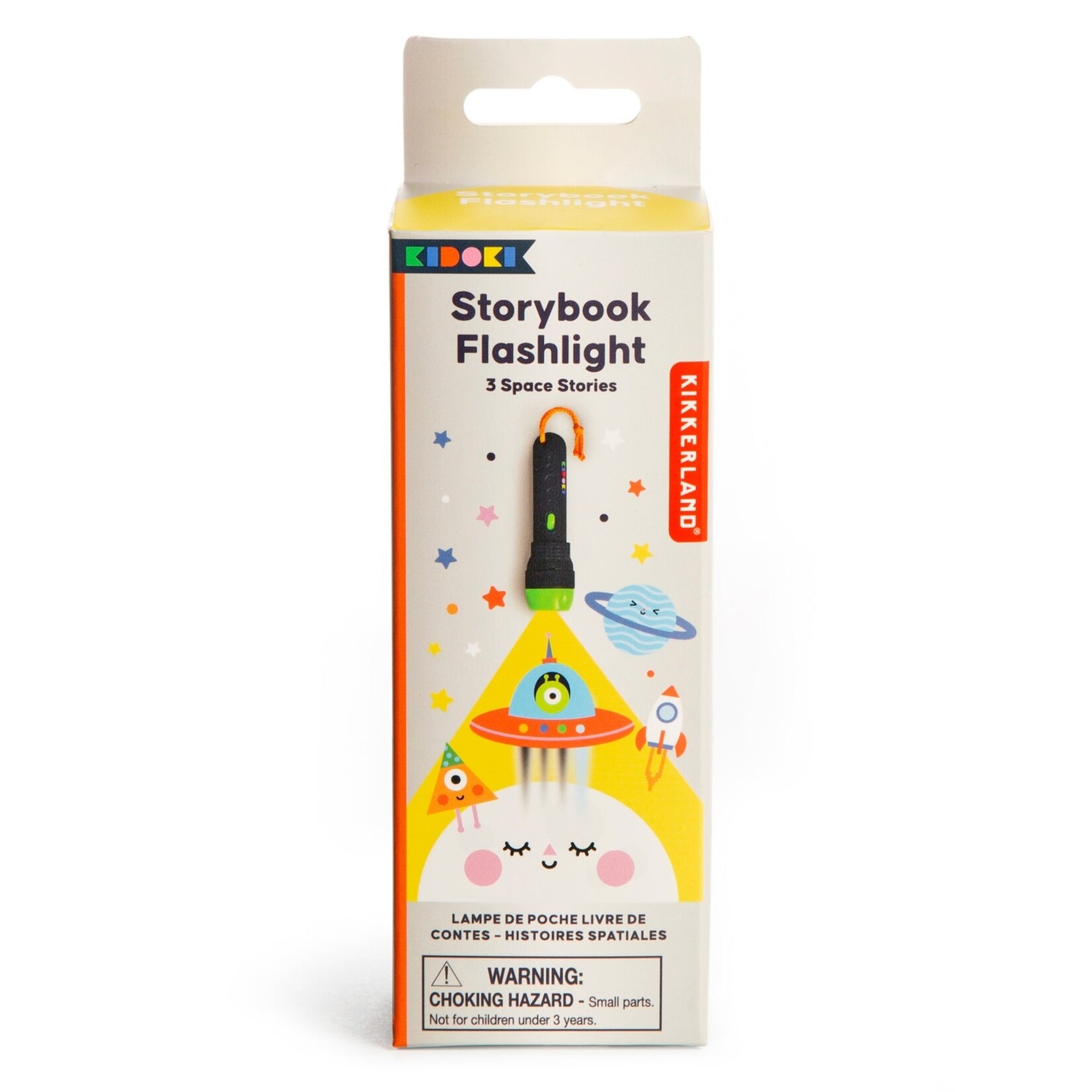 Kikkerland Kidoki Space Storybook Flashlight