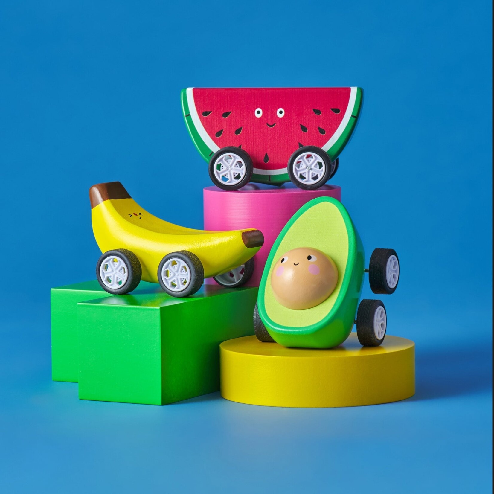 Kikkerland Kidoki Fruit Pullback Car