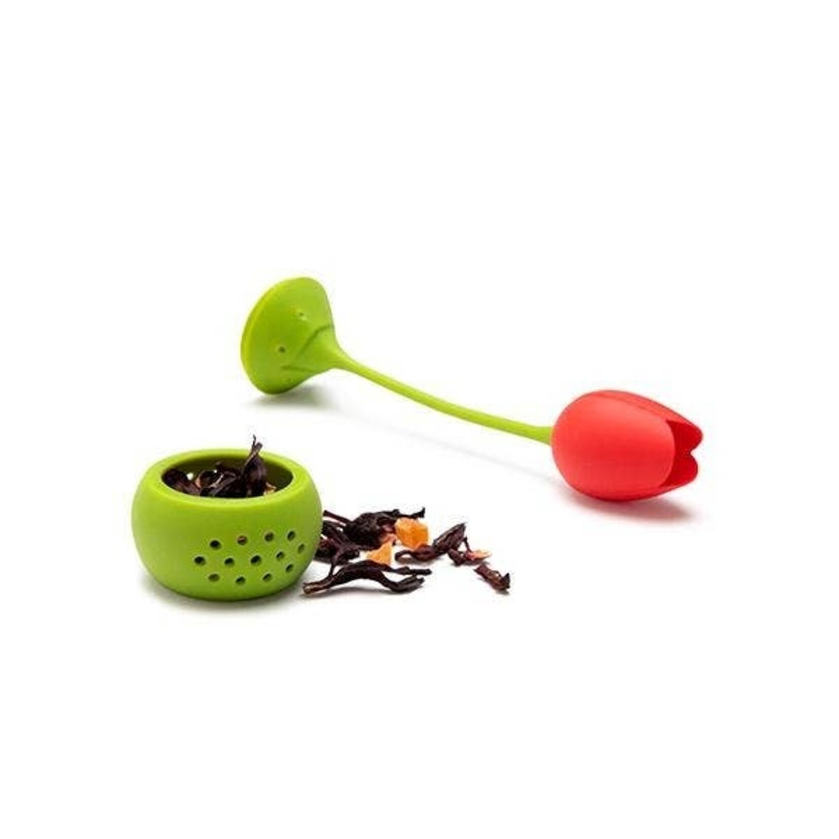 Tulip Tea Infuser in Red