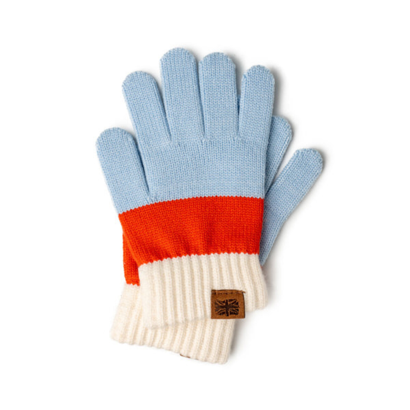 Block Party Kid's Gloves in White