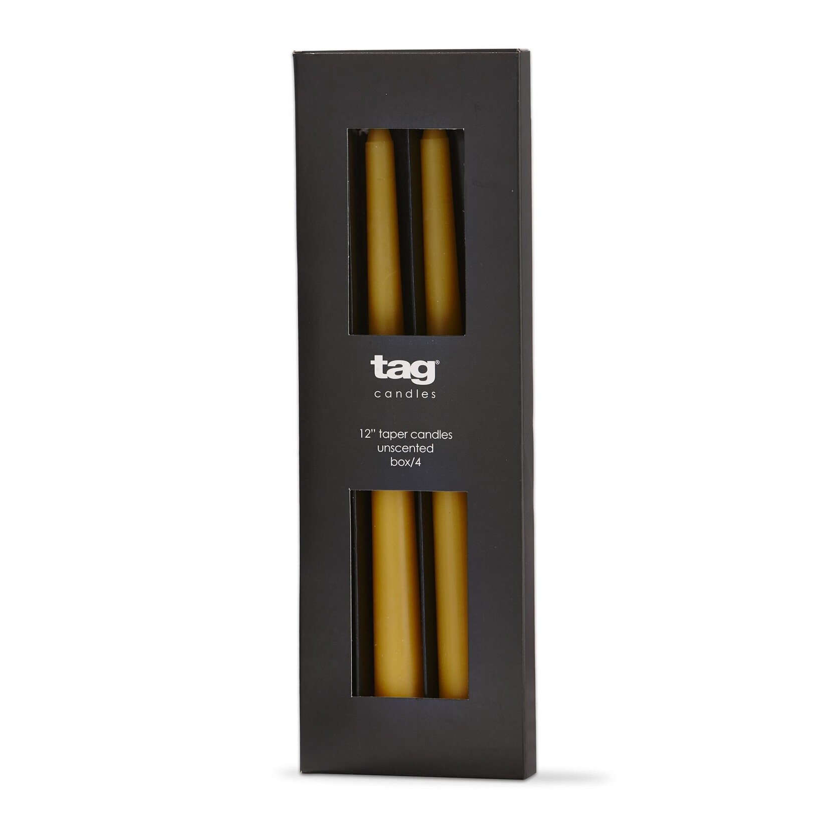 Tag 12" Taper Candles S/4 - Ochre