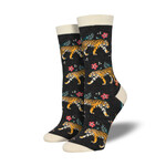 Socksmith Tiger Floral Ladies Socks