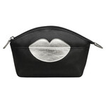 Hot Lips Cosmetic Case Blk/Silver