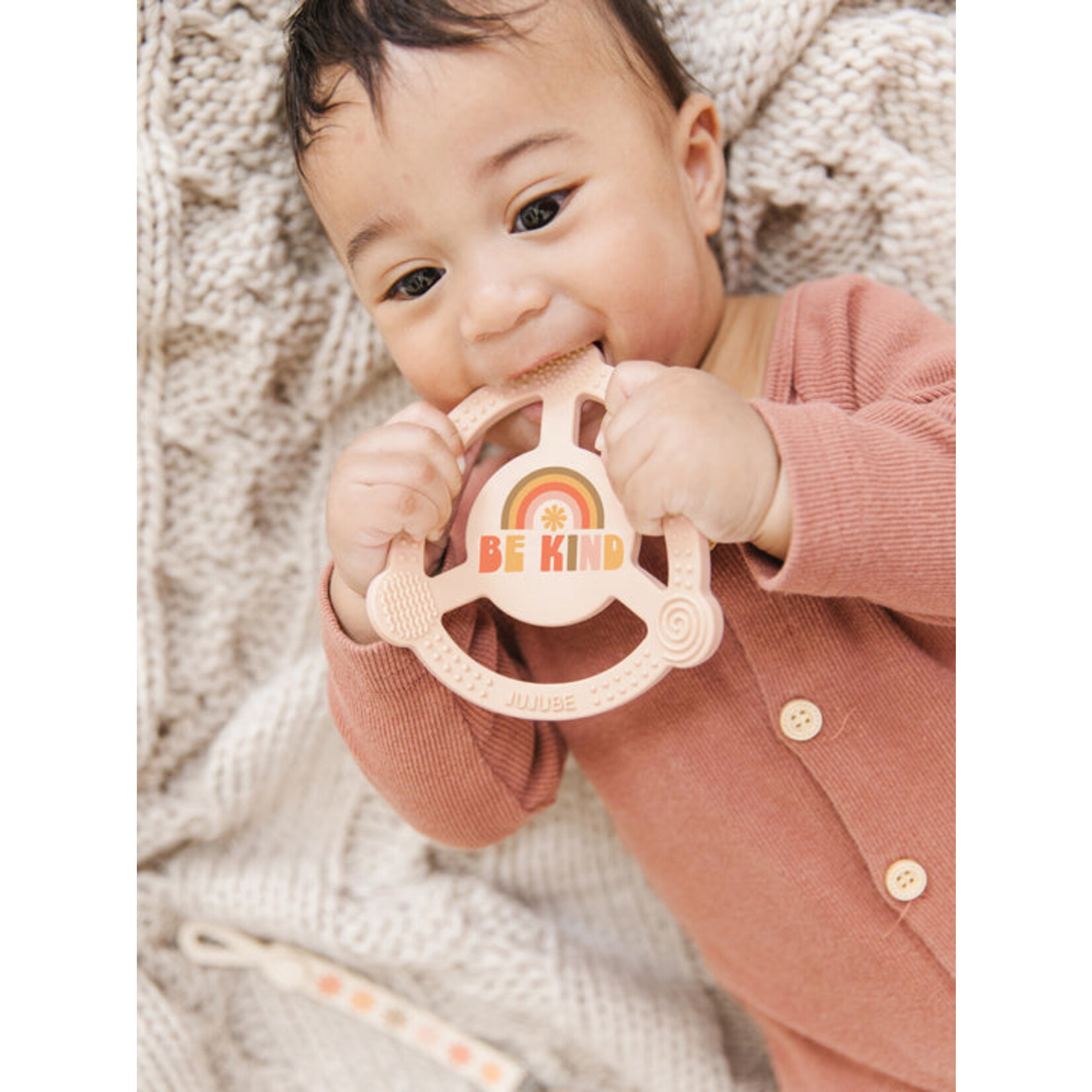 Be Kind Rainbows Teething Ring