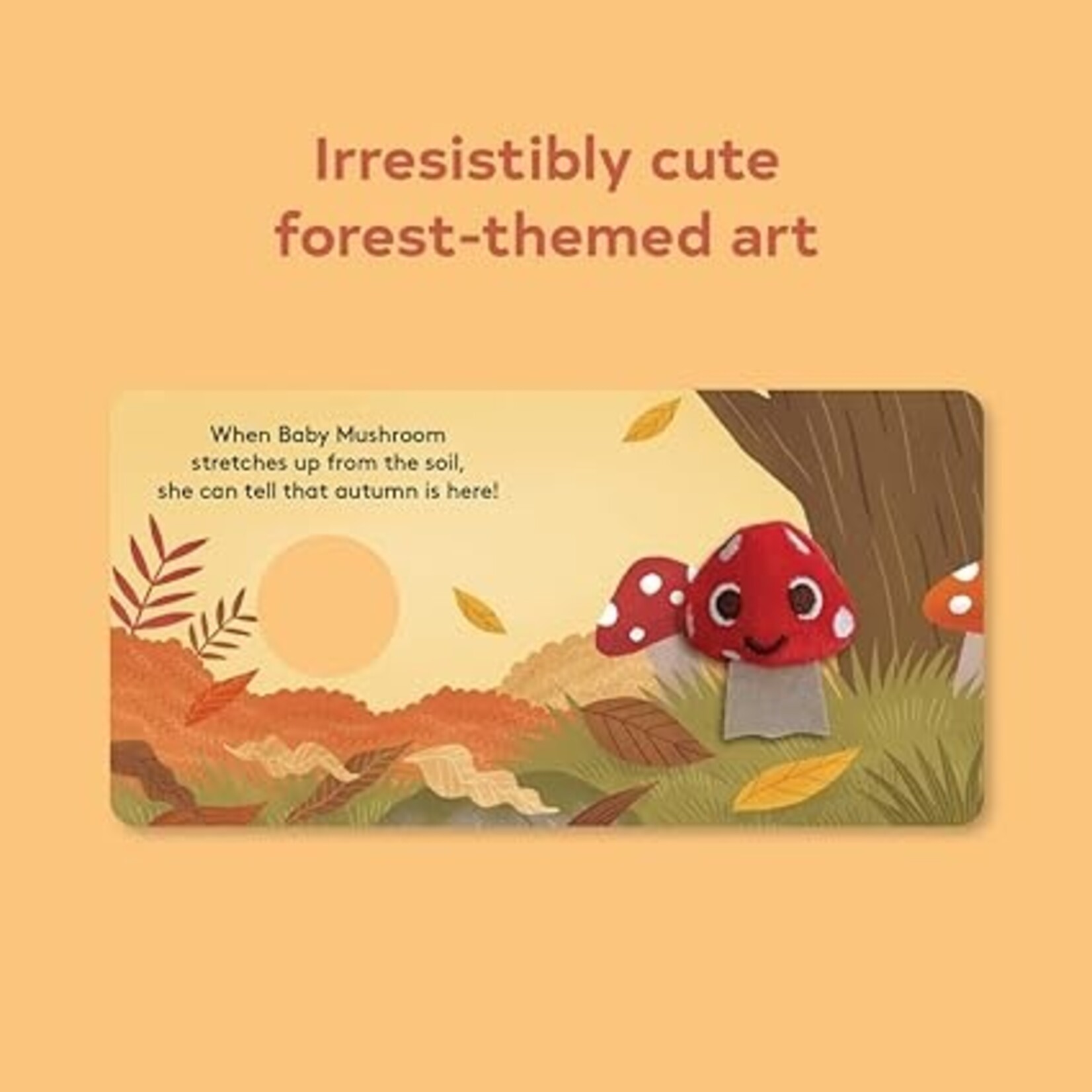 Chronicle Books Baby Mushroom: Finger Puppet Book