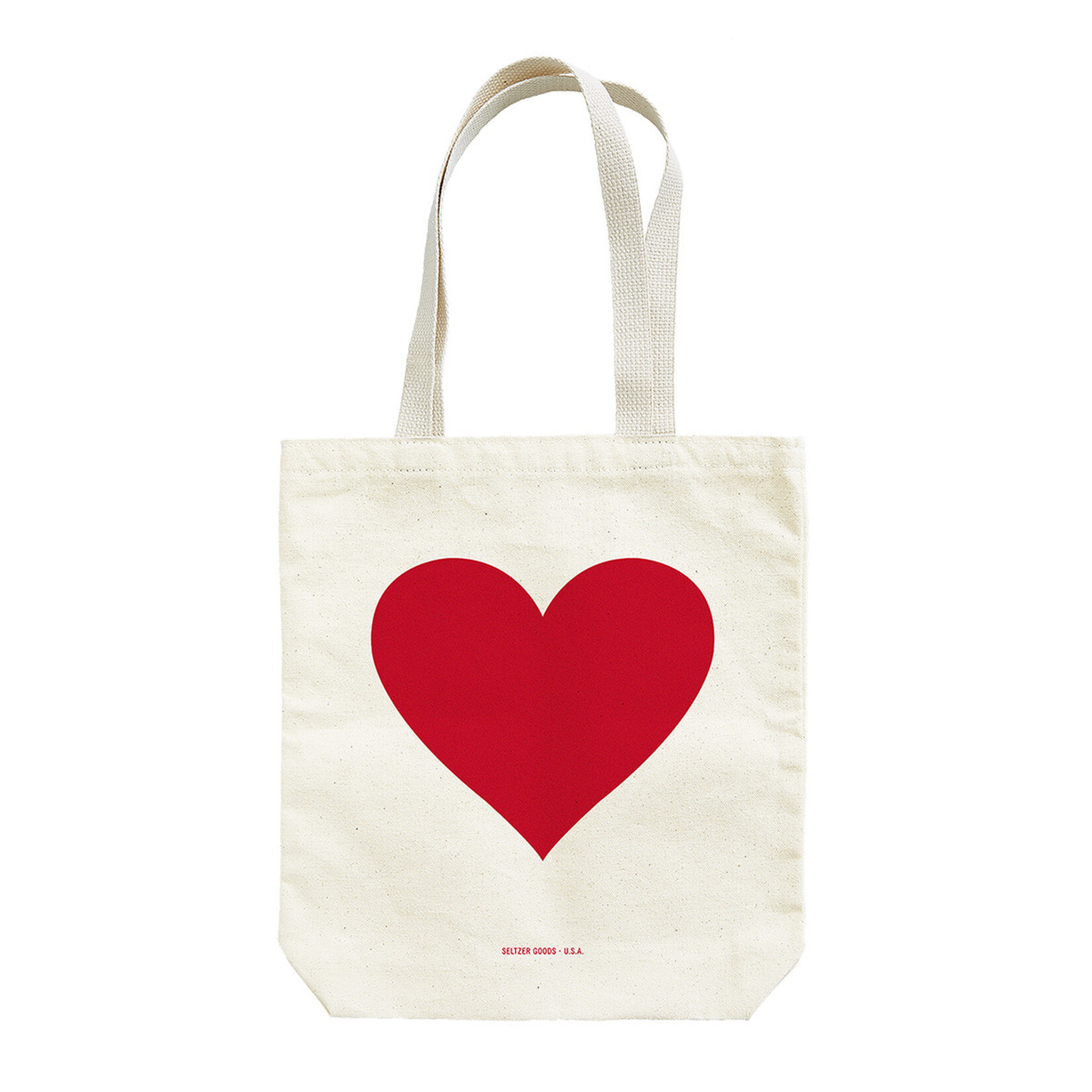 Seltzer Heart Red Tote