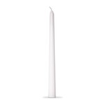 12" Taper Candles Set in White