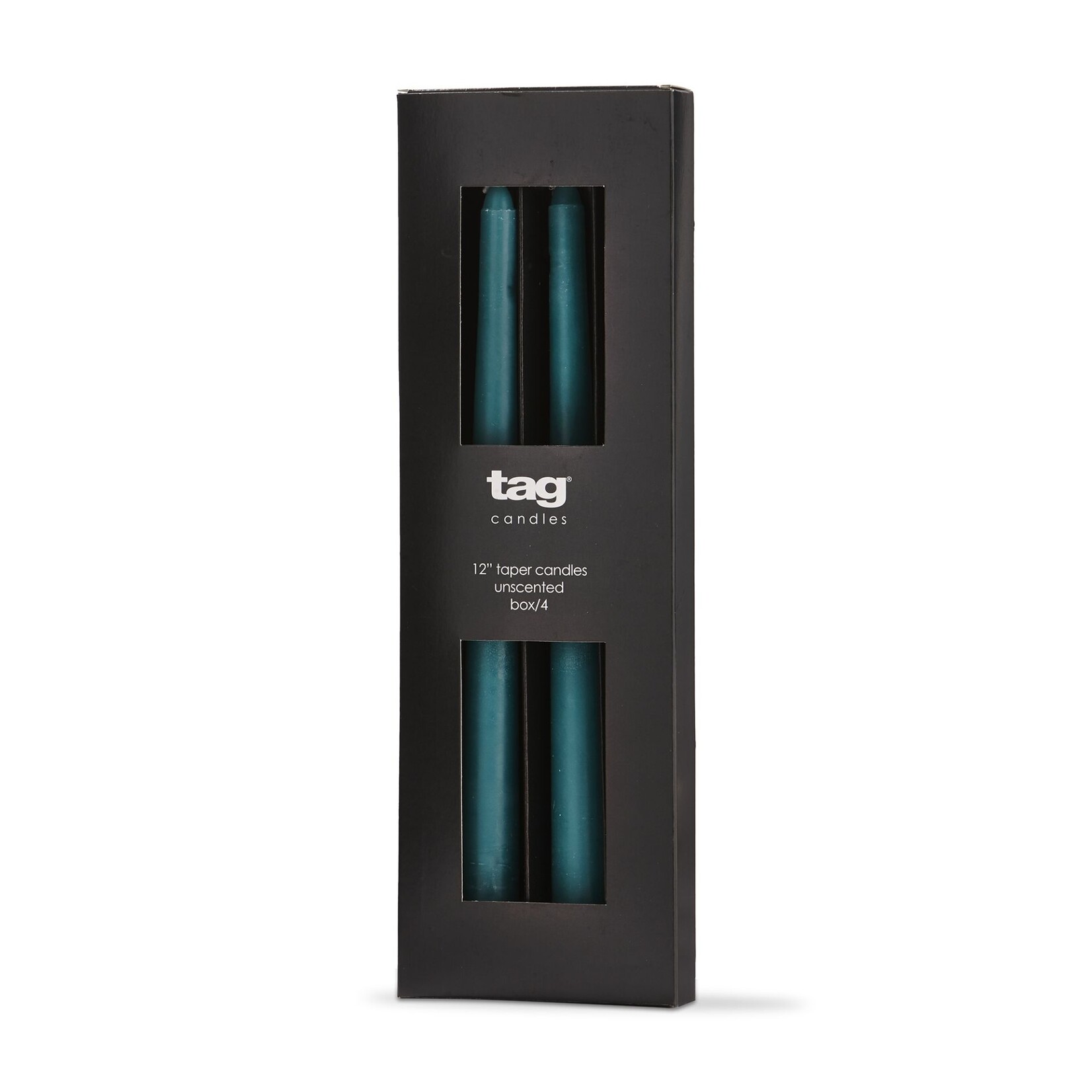 Tag 12" Taper Candles Set in Teal