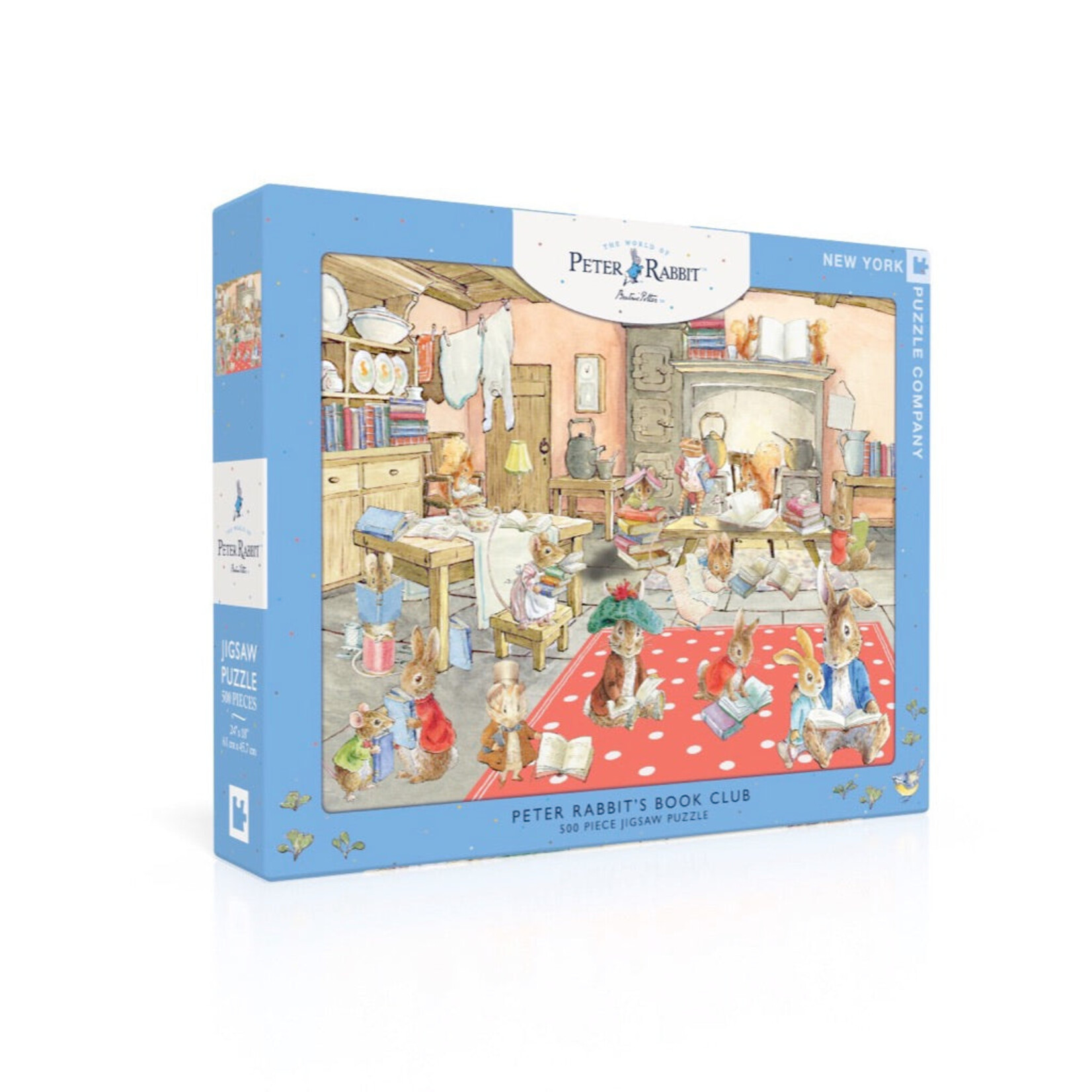 New York Puzzle Company Peter Rabbit's Book Club Puzzle