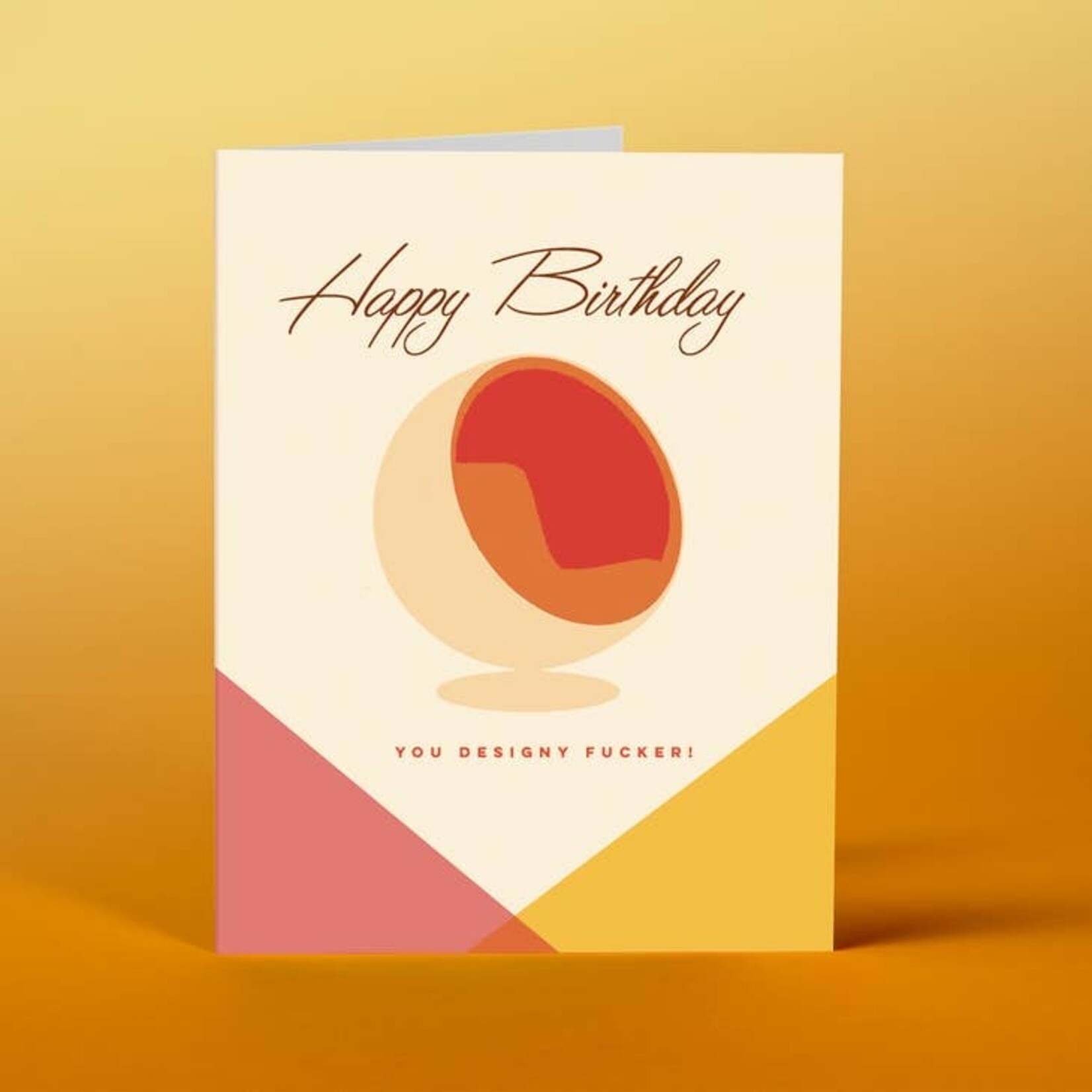 offensive + Delightful Birthday Card: Designy