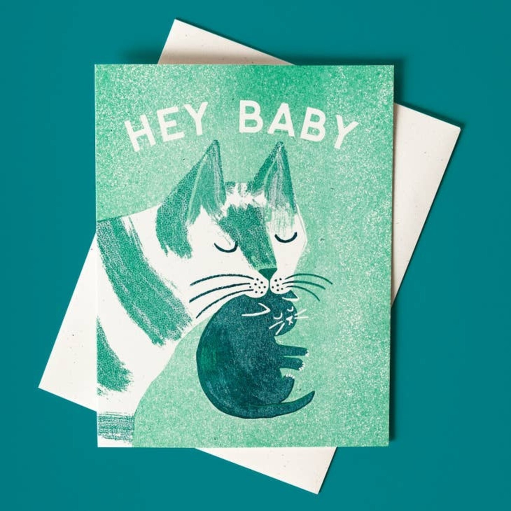 bromstad printing o. Baby Card: Hey Baby