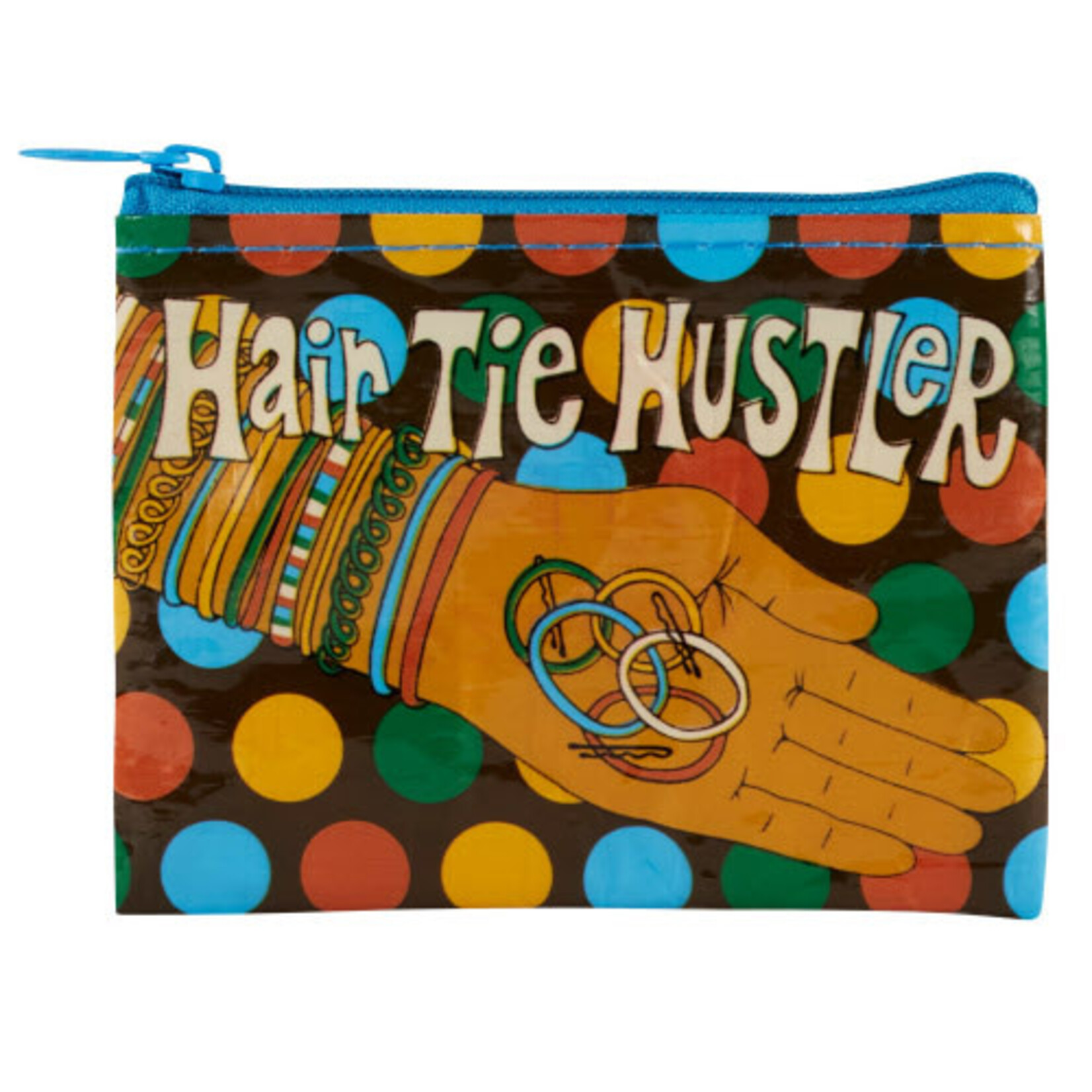 Blue Q Hair Tie Hustler Coin Purse