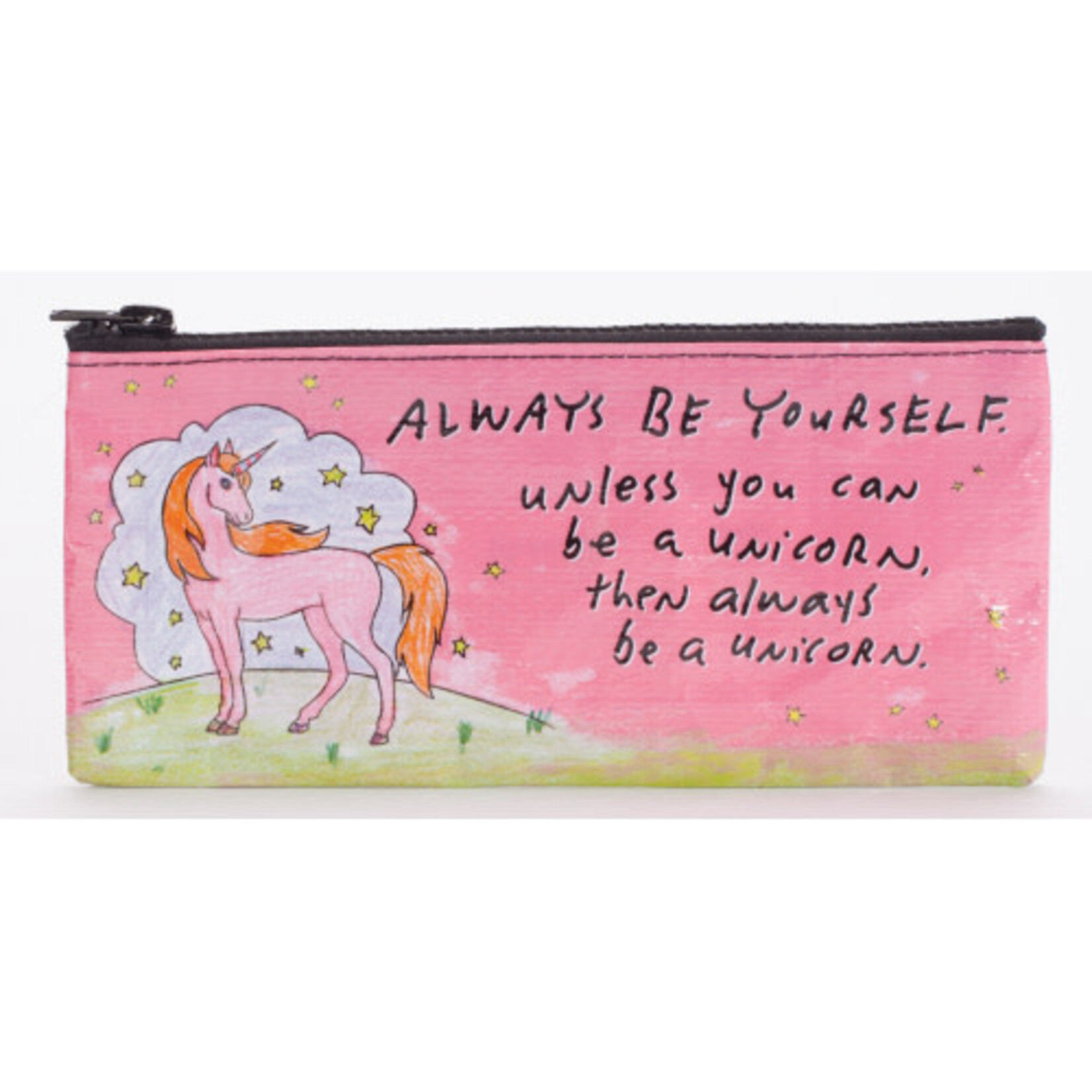Blue Q Pencil Case Always Be A Unicorn