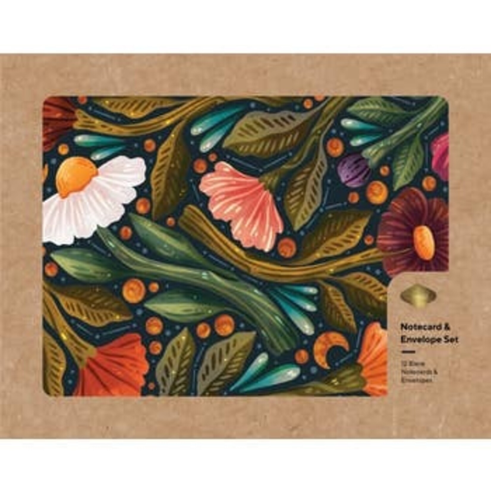 Denik Boxed Cards - Nightsky Floral