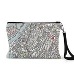 Daisy Mae Designs Carroll Gardens Map Wristlet Pouch