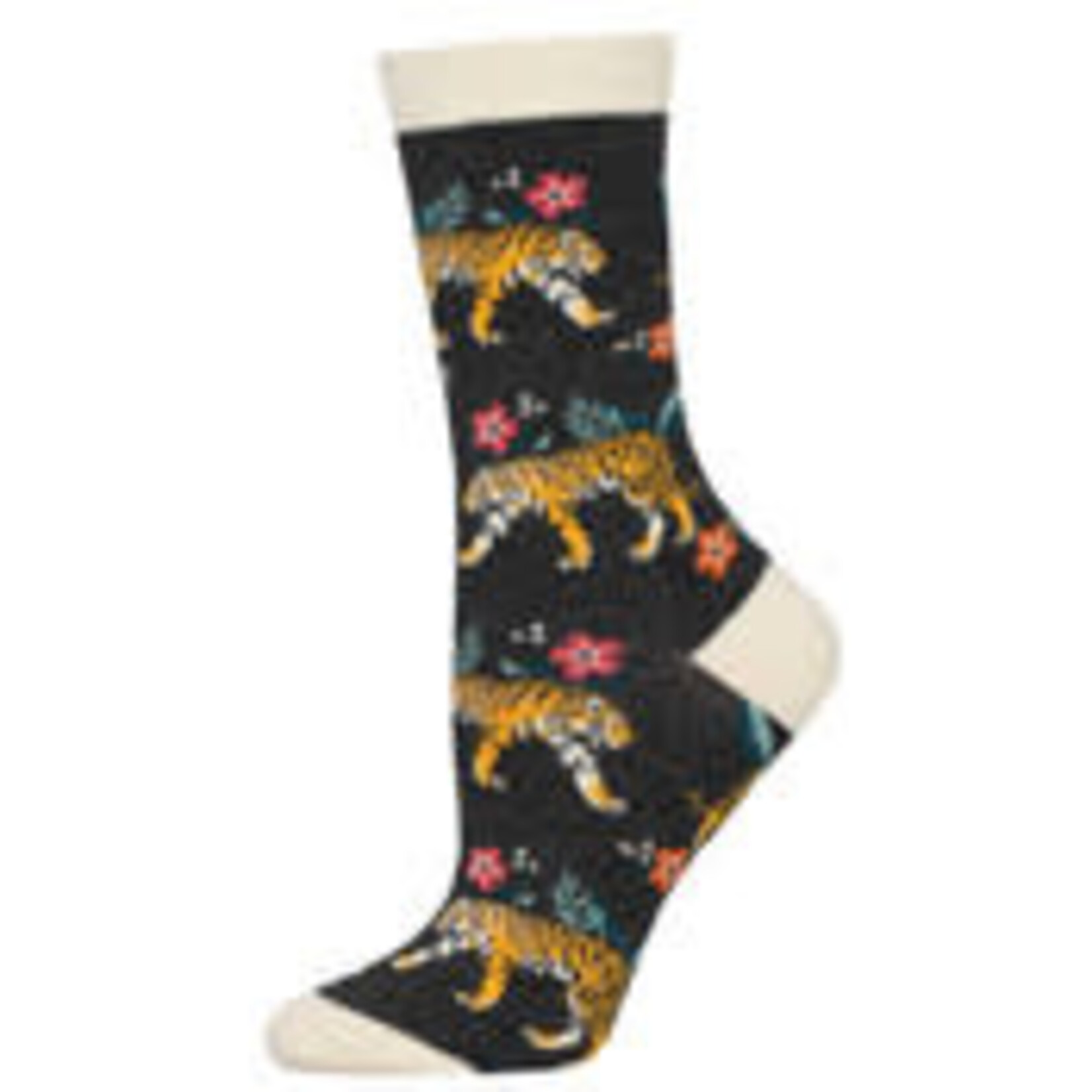 Socksmith Tiger Floral Ladies Socks