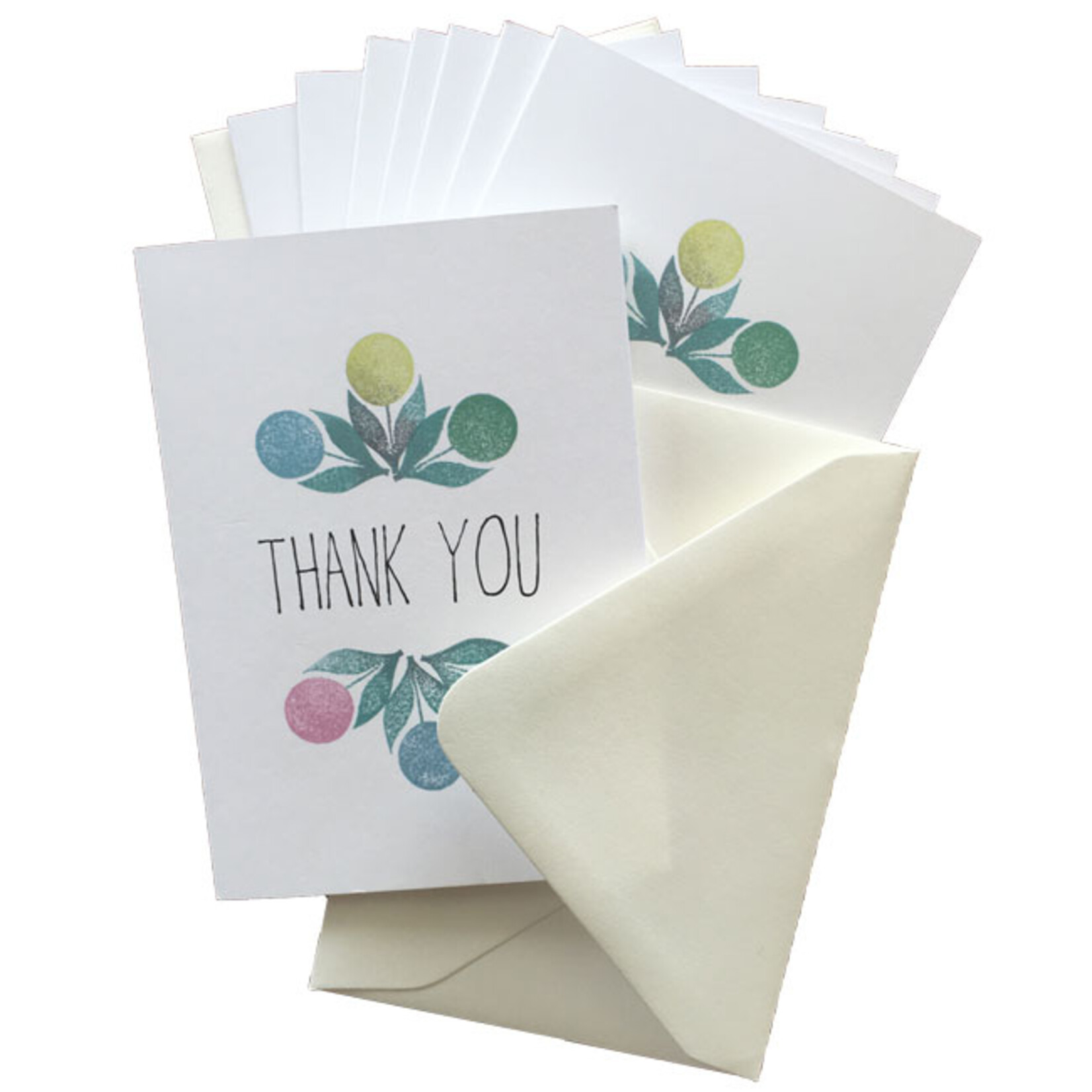 Flower Globes Boxed Thank You Cards