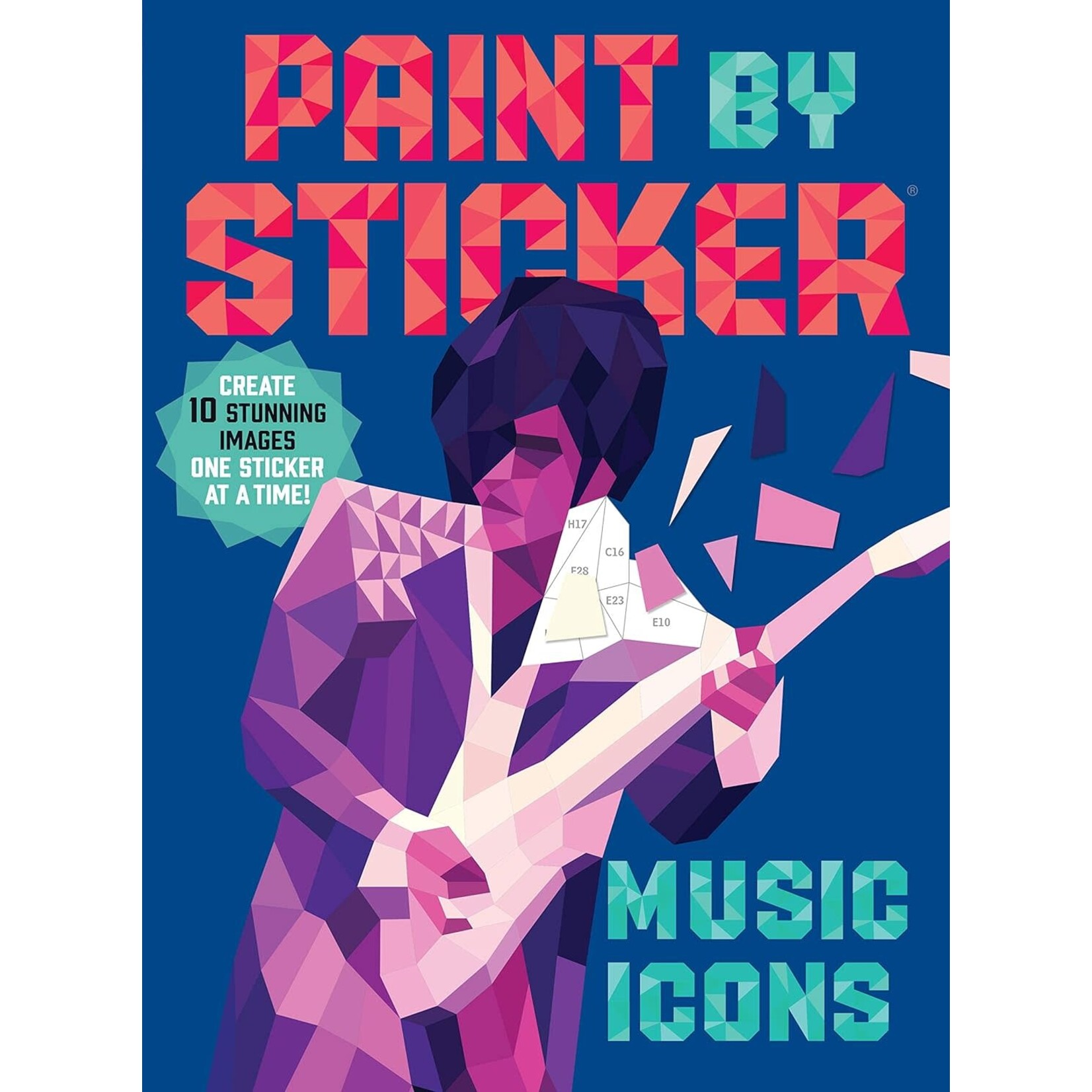 Hachette Paint by Sticker: Music Icons