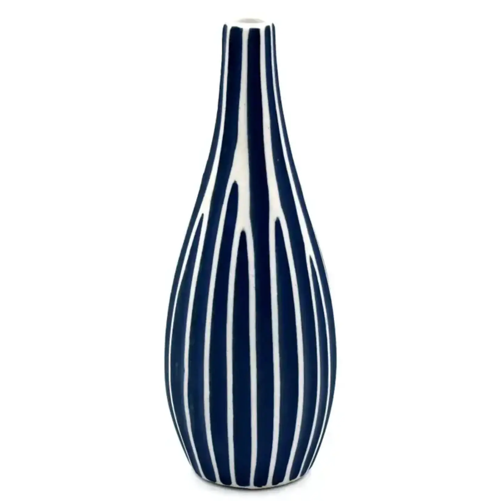 Modo Mini Porcelain Bud Vase in BL6 Dark Blue