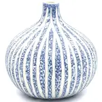 Congo Tiny Porcelain Bud Vase in W16 Blue/White