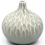 Congo Tiny Porcelain Bud Vase in W69 Grey