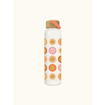 Studio oh! On the Sunny Side Glass Bottle with Bamboo Lid