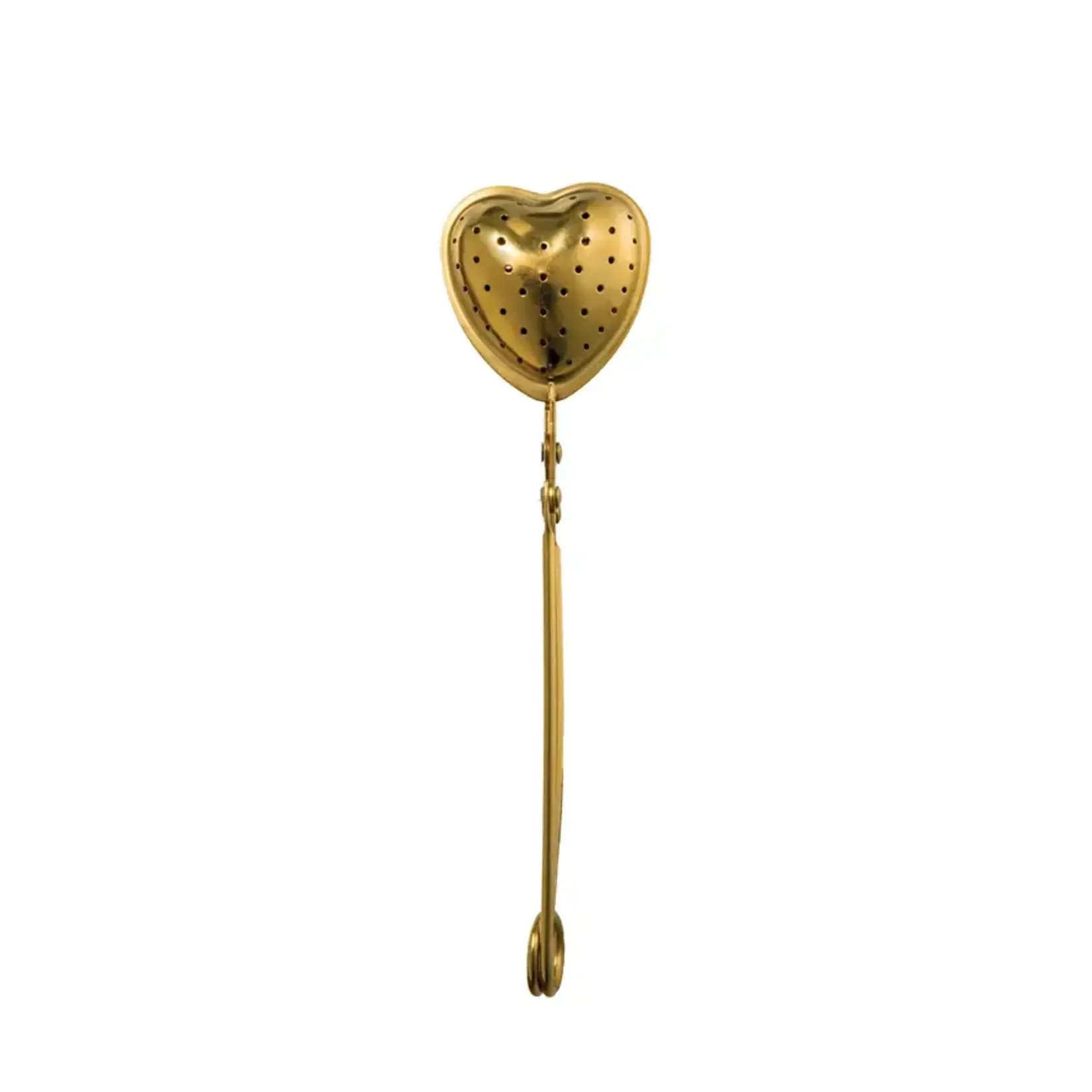 Creative Coop Heart Shaped Tea Strainer