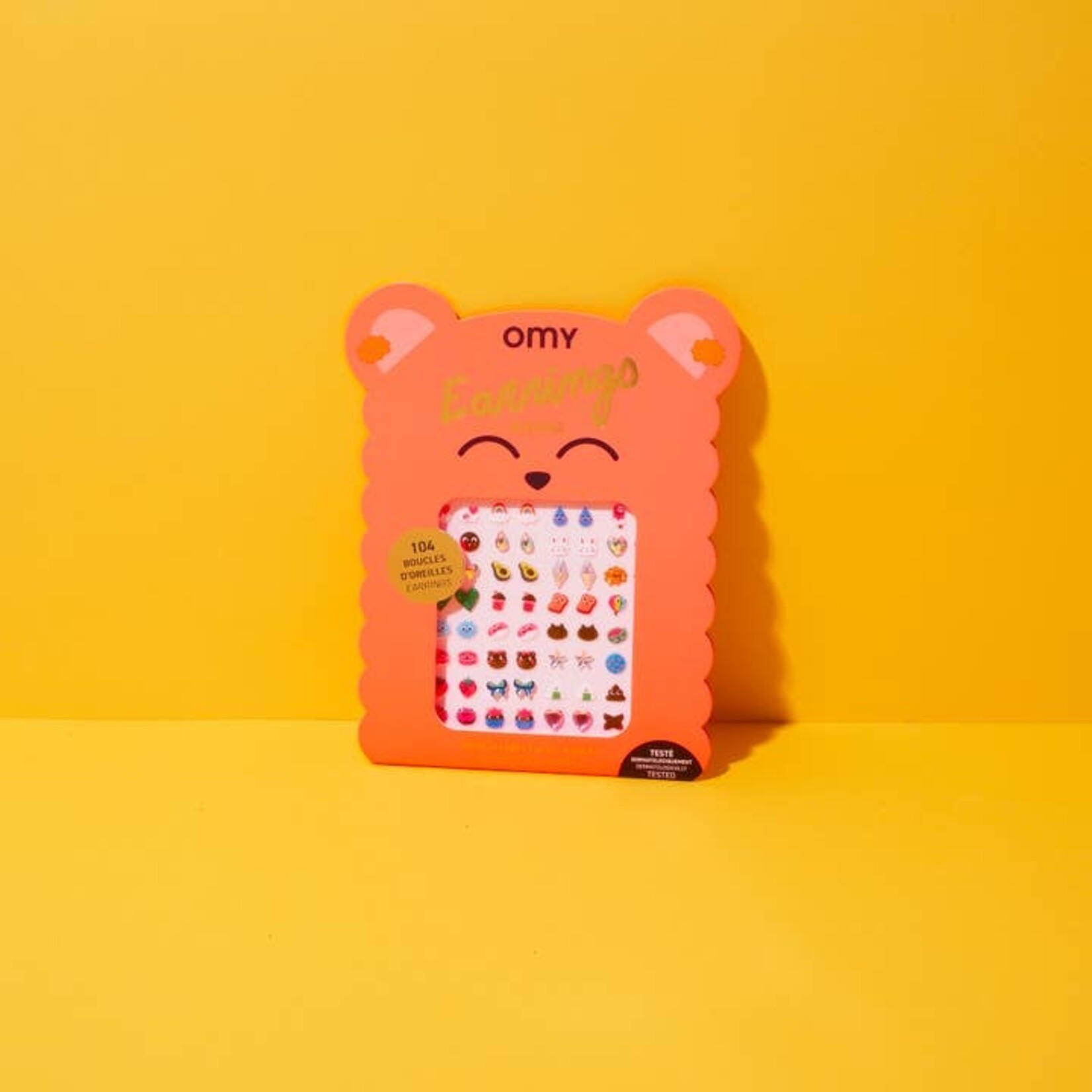 Kawaii OMY Adhesive Earrings