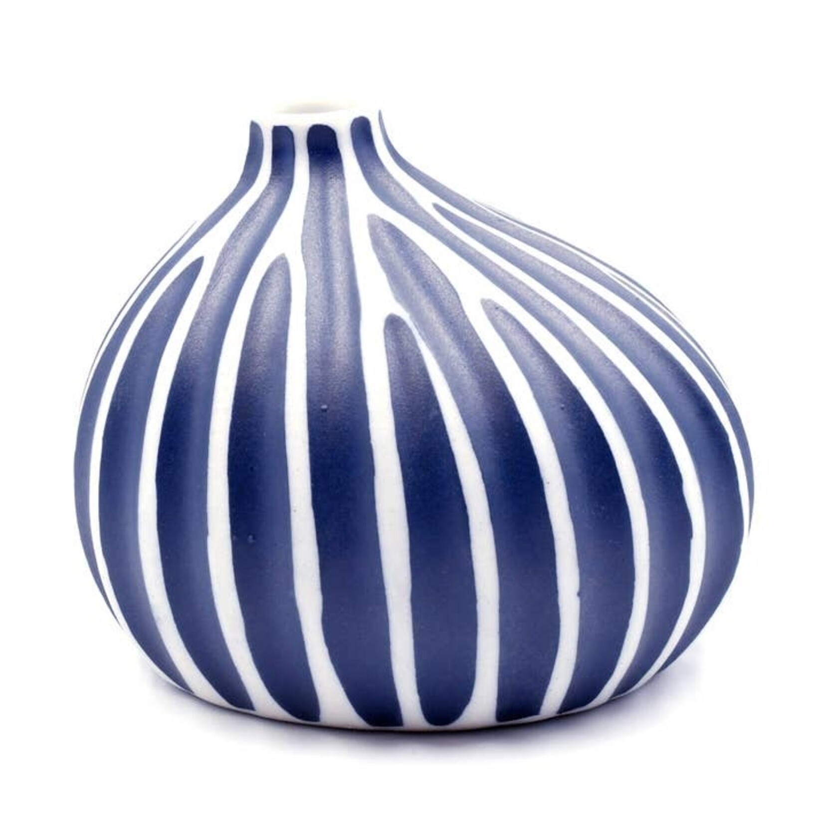 Gugu Pim Porcelain Bud Vase in BL6 Blue/White