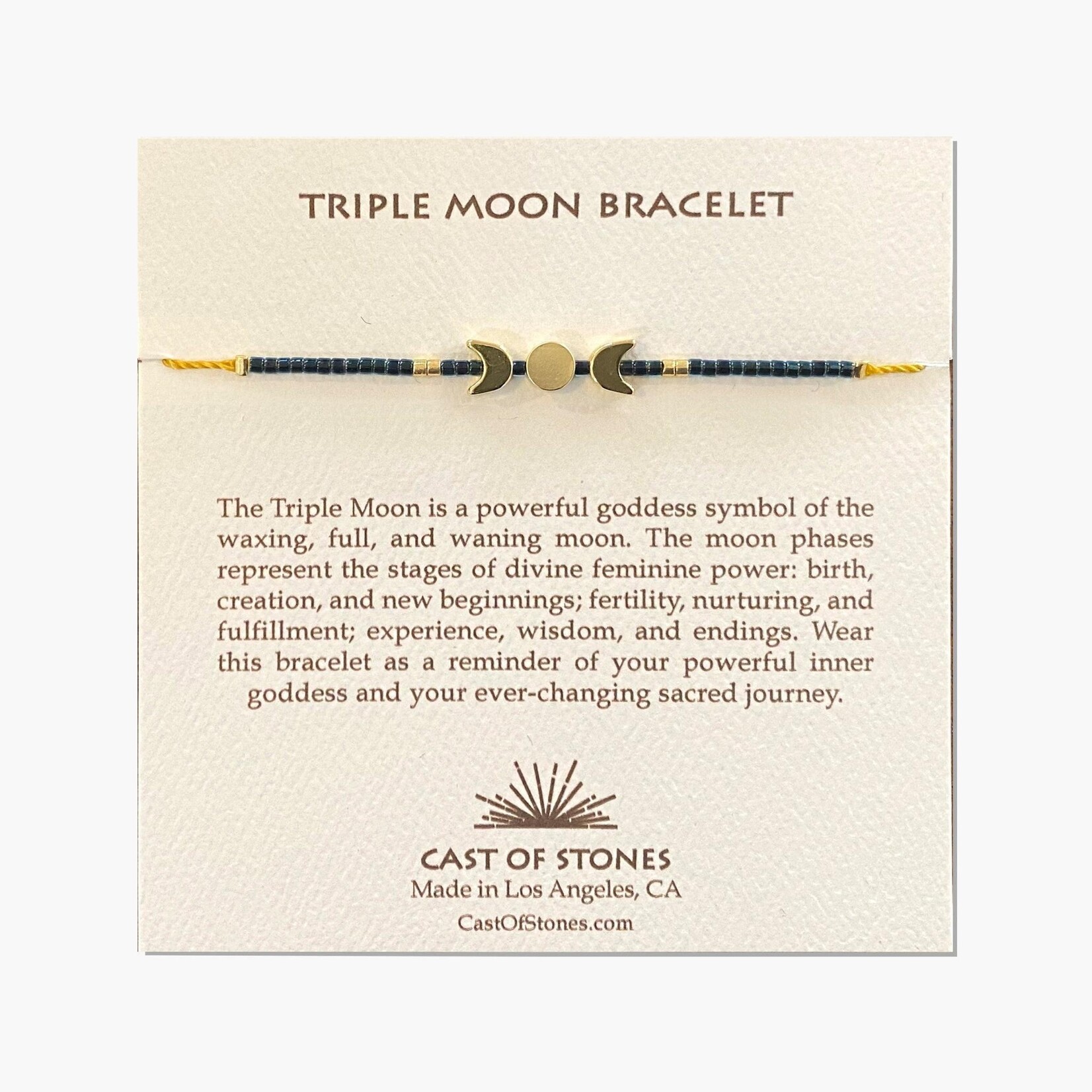 Triple Moon Bracelet