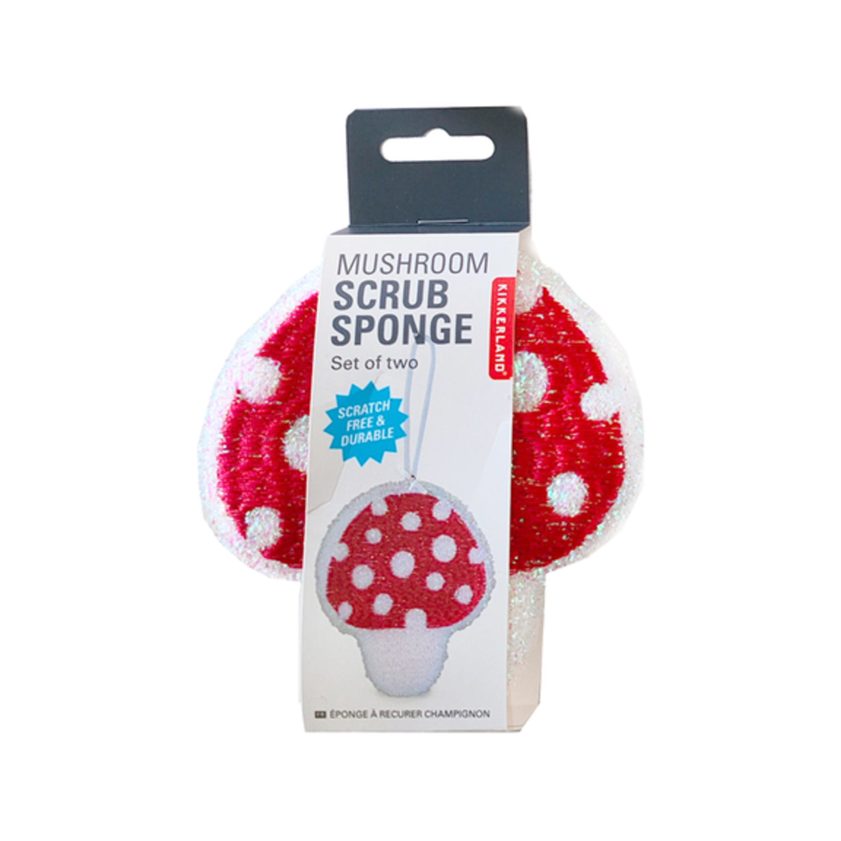 Kikkerland Mushroom Sponges Set