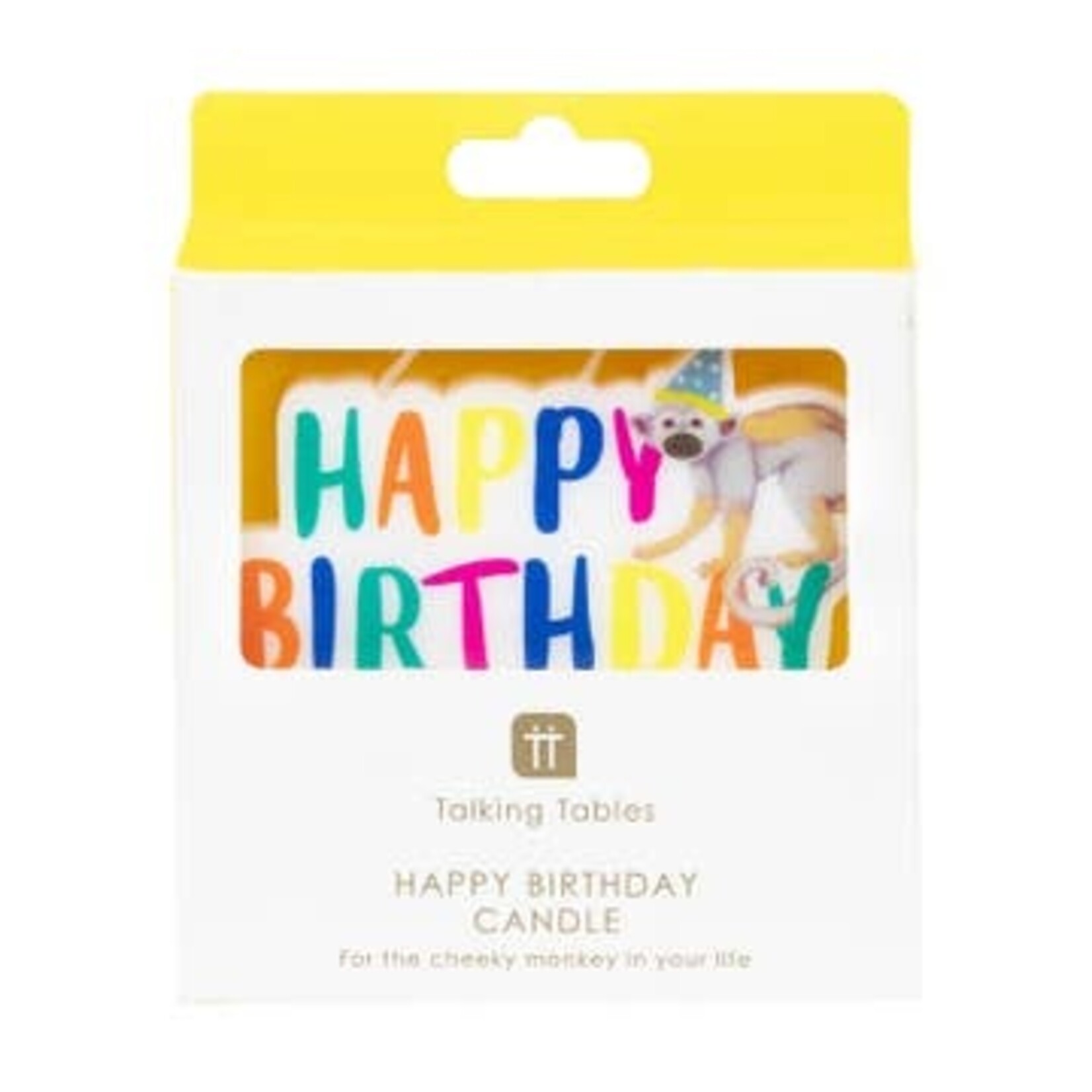 Safari Animal Happy Birthday Candle