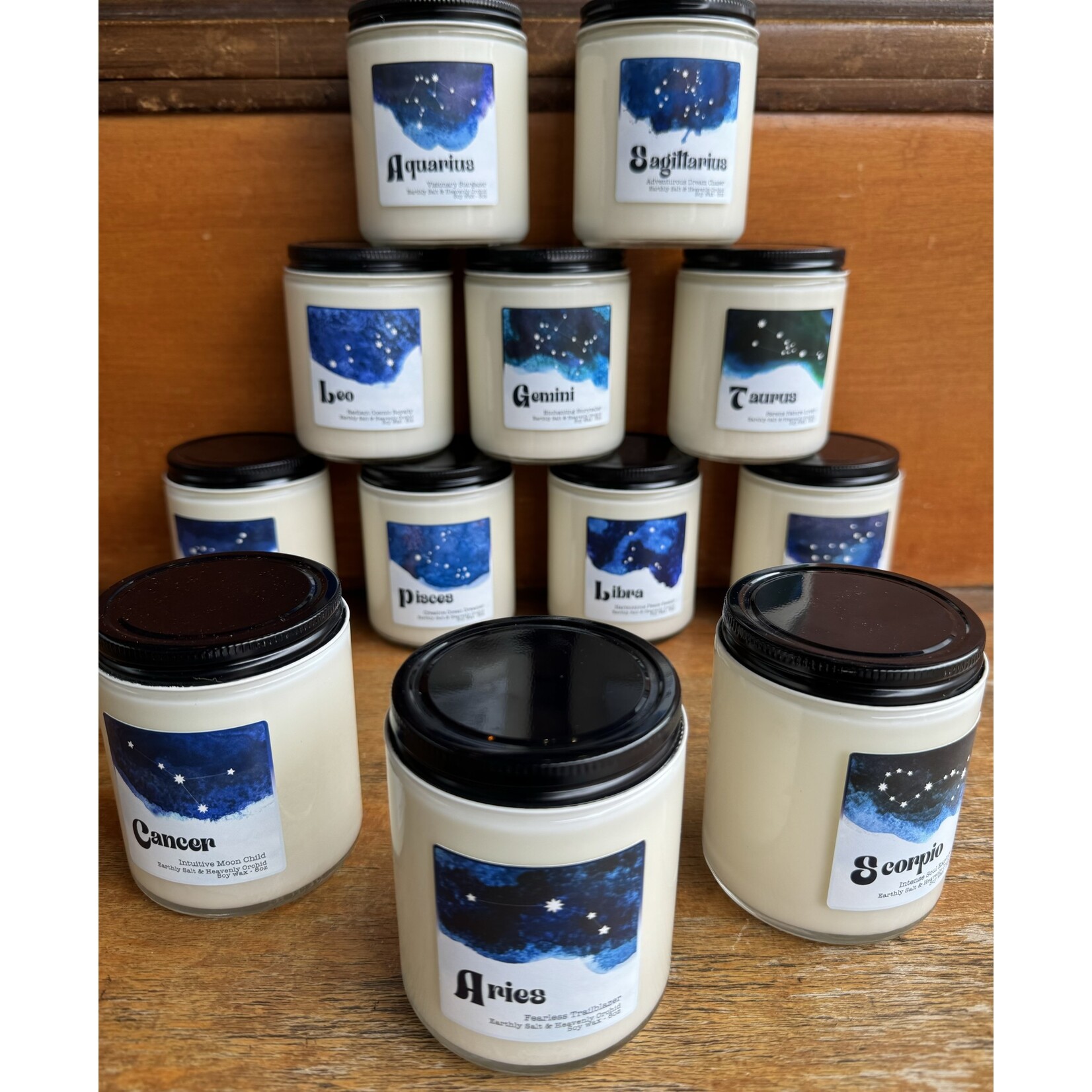 Queer Candle Exit9's Zodiac Candle Collection