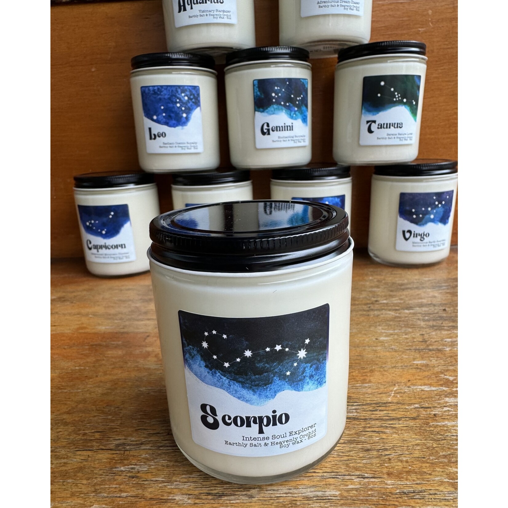 Queer Candle Exit9's Zodiac Candle Collection