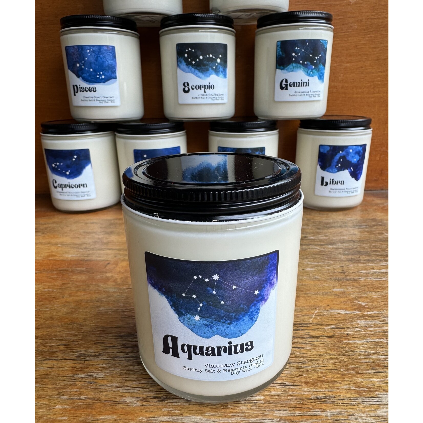 Queer Candle Exit9's Zodiac Candle Collection