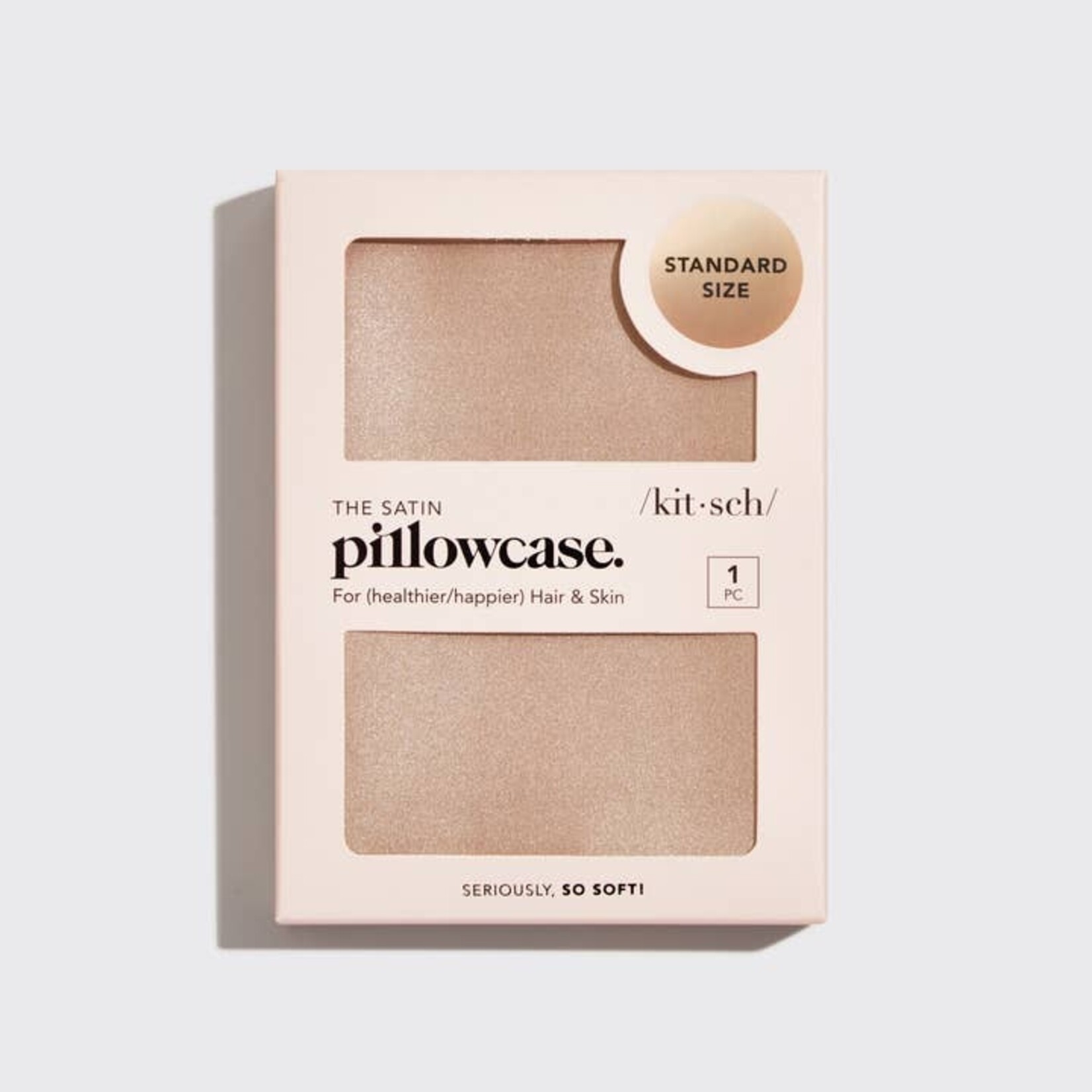 Kitsch Satin Pillowcase in Champagne