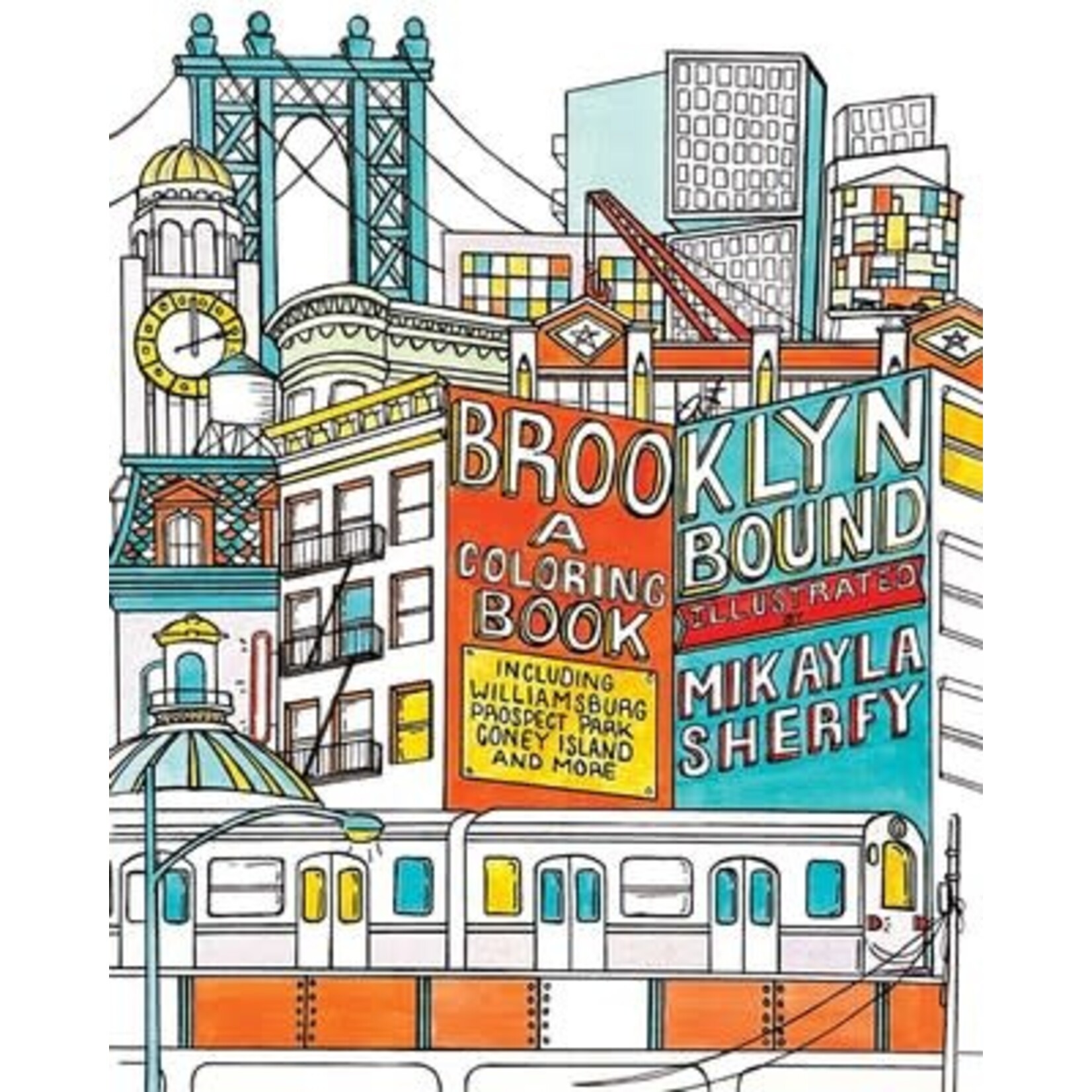 Simon and Schuster Brooklyn Bound: A Coloring Book