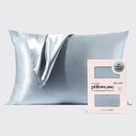 Kitsch Satin Pillowcase in Haze Blue