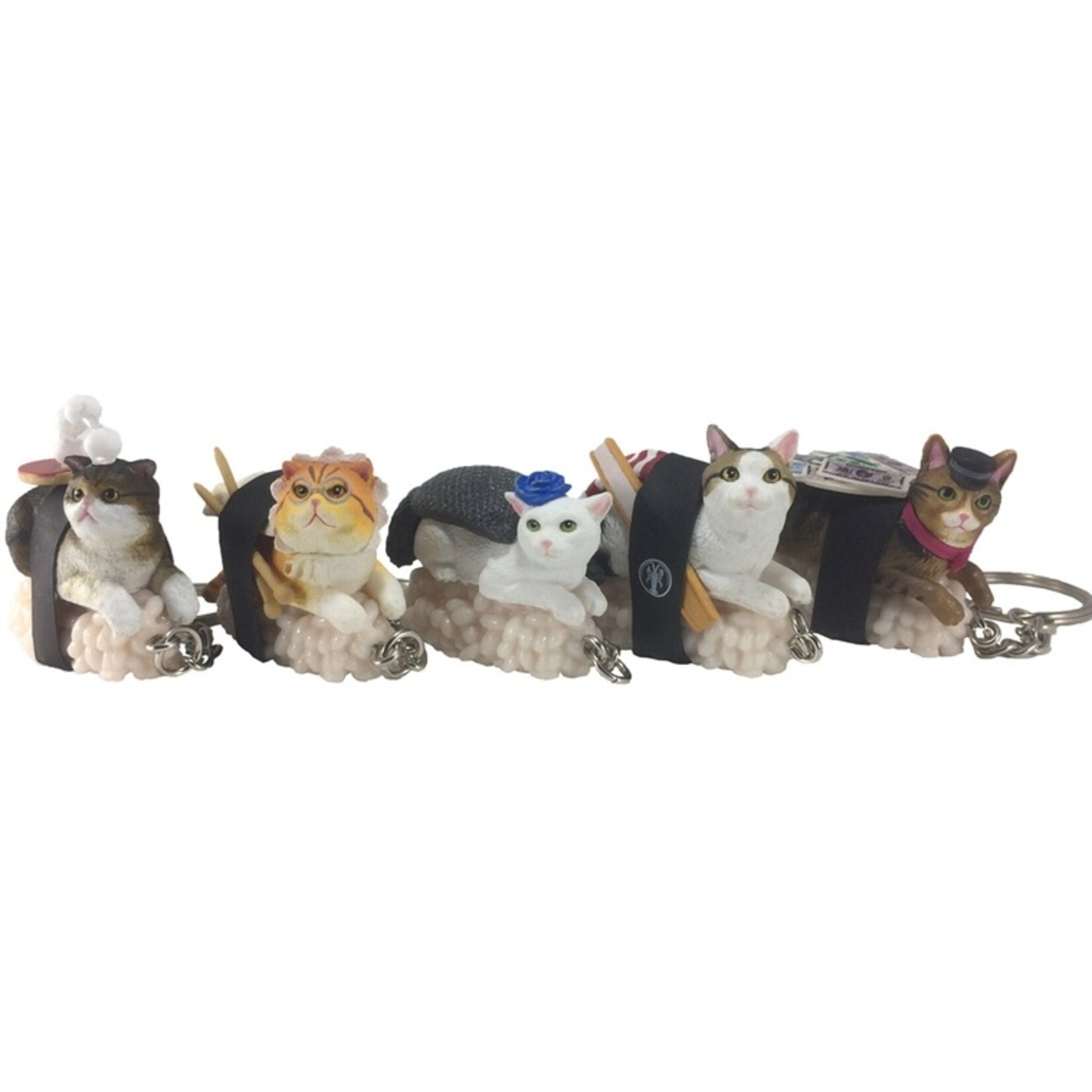 Sushi Cat Keyring V2 Series