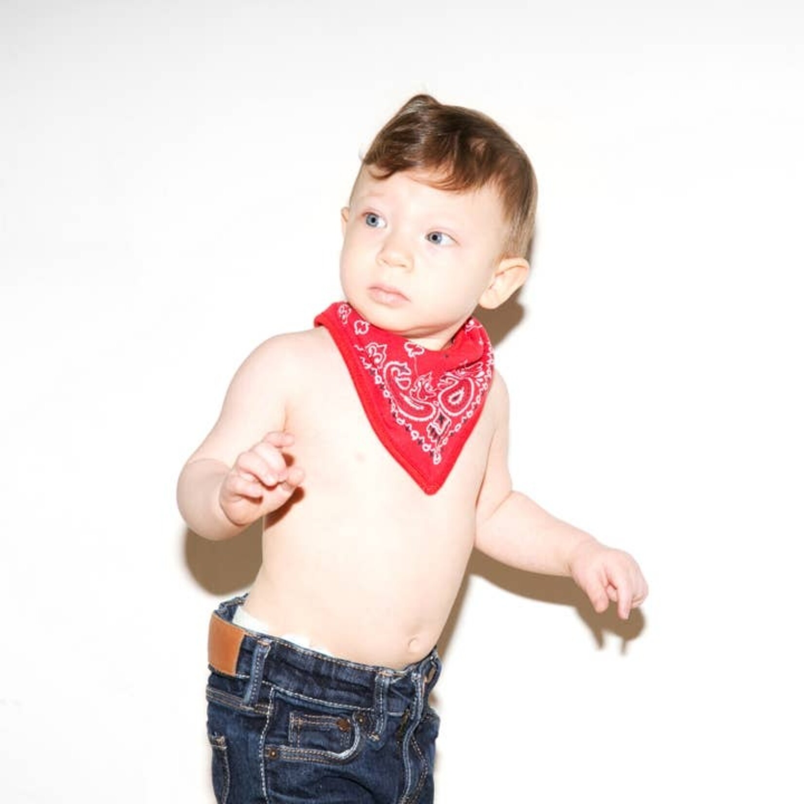 Bandana Bib in Denim