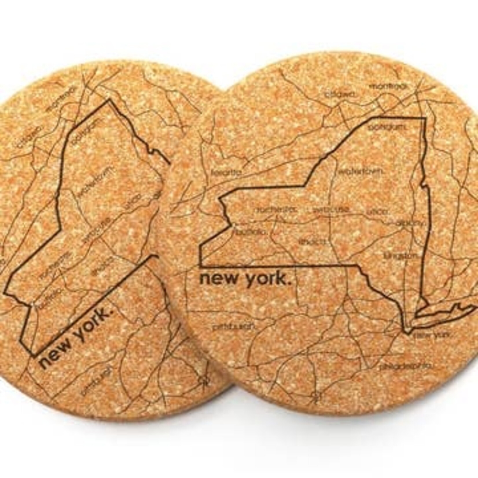New York Cork Coaster Set